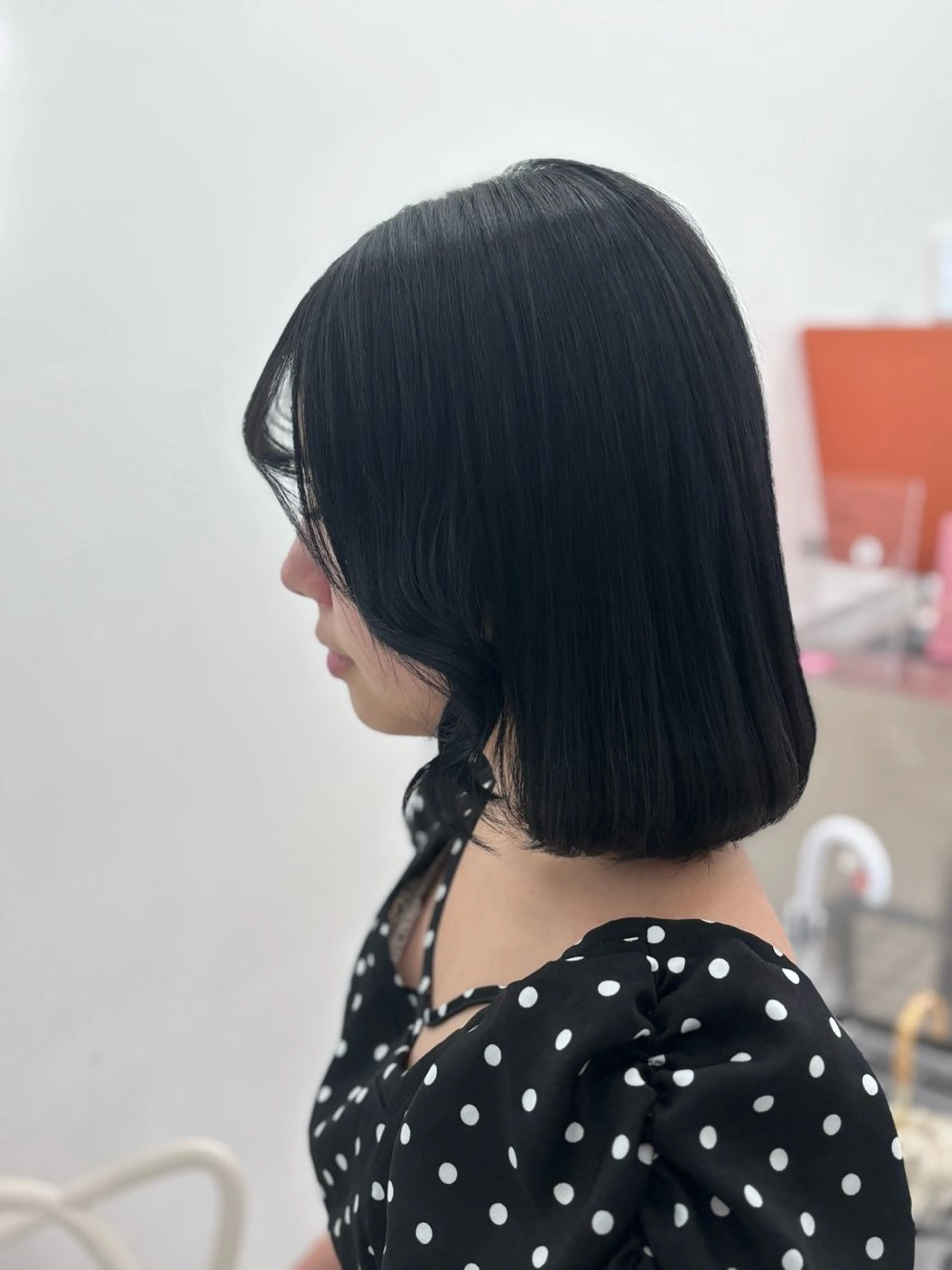 ミディアム カラー 韓国風暗髪ヘア🤍 🫧MIREIのヘアスタイル