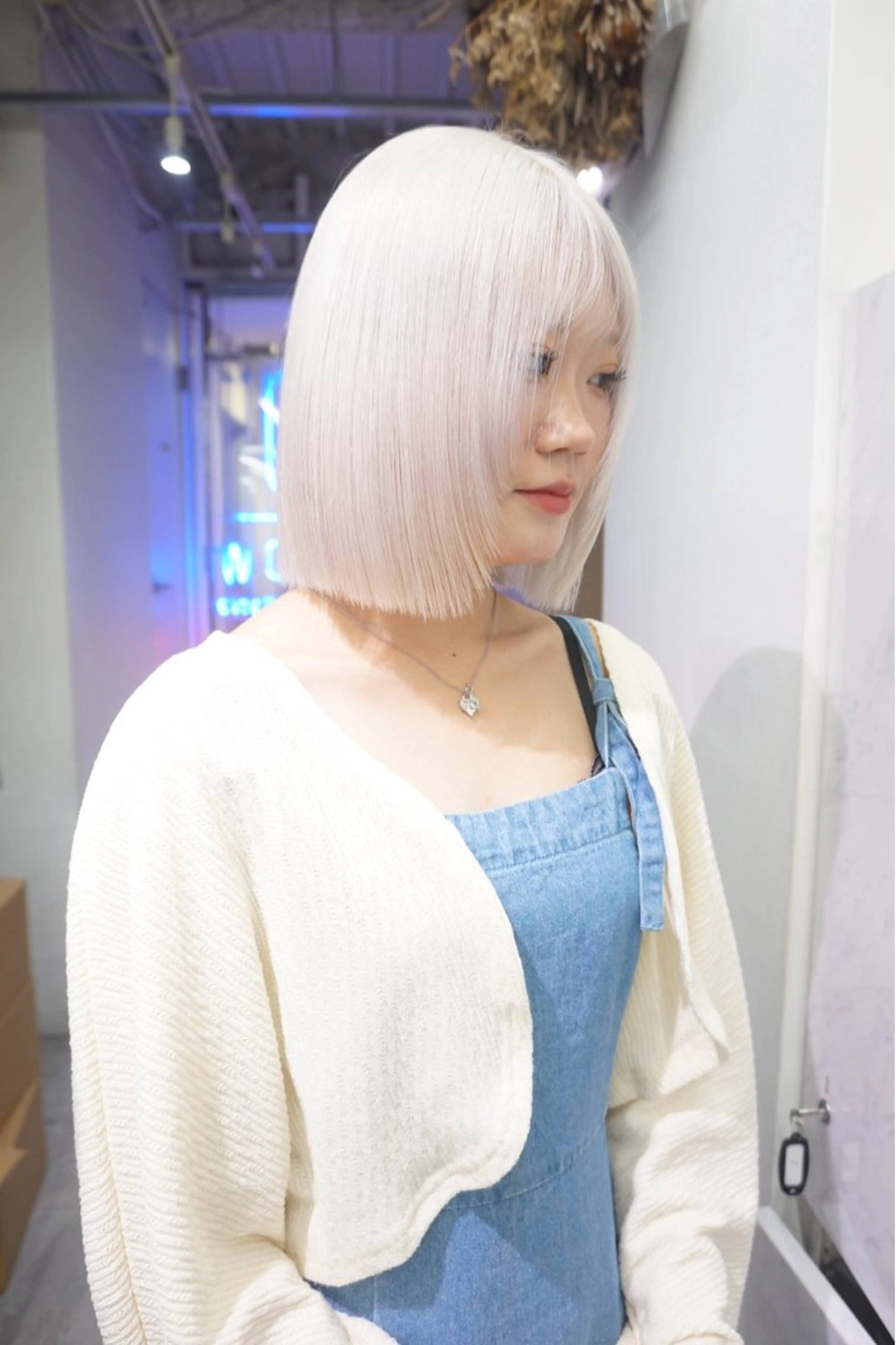 ショート カラー ヘアカラー ハイトーン/ ボブ/KAIのヘアスタイル