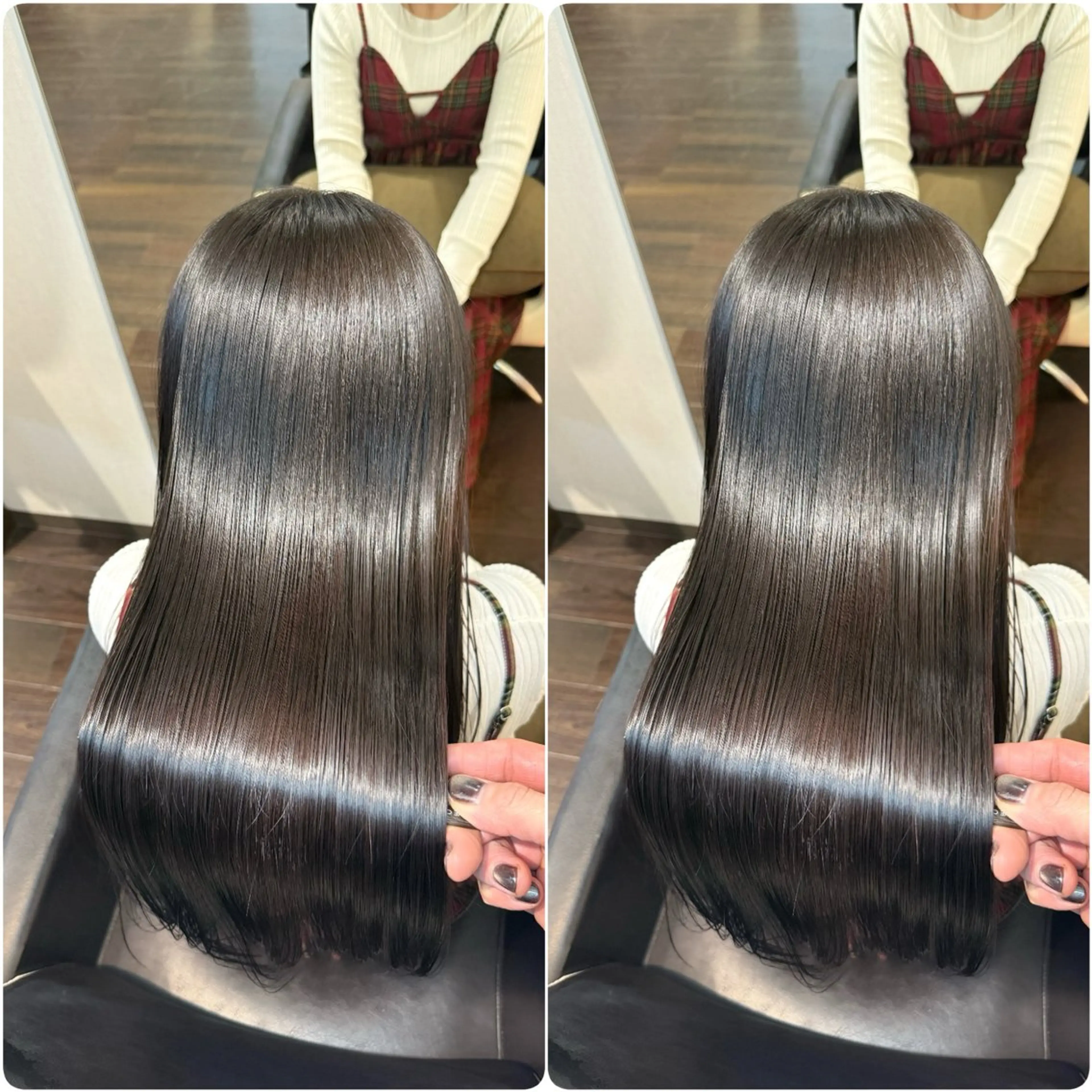 ロング カラー カット ヘアカラー トリートメント ヘッドスパ youres hair 髪質改善トリートメント&ヘッドスパ　新宿EAST所属・🌹ULTOWA🌹 髪質改善/縮毛/店長のヘアスタイル