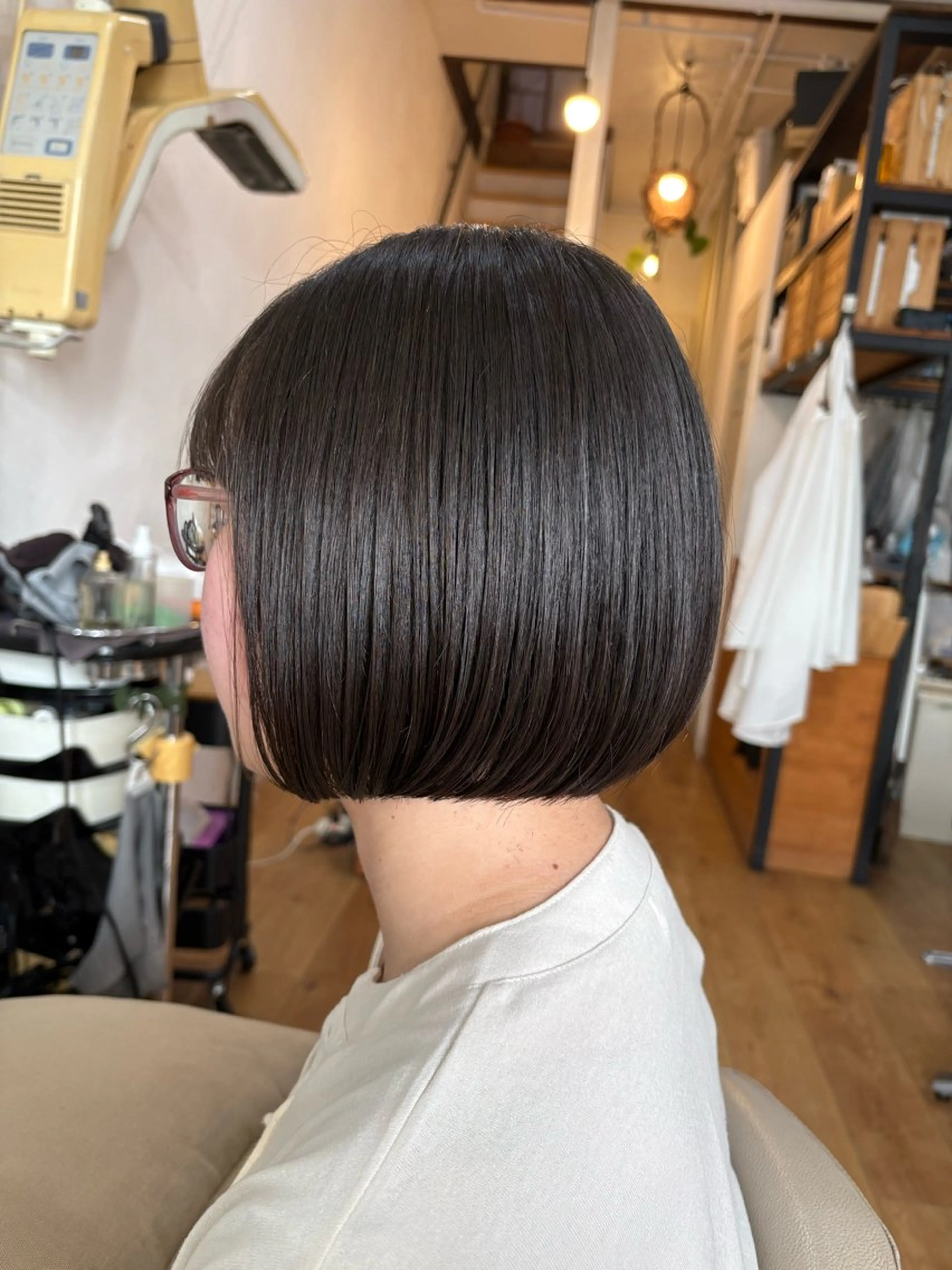 ショート ボブ くせ毛 カット 【pejite】 小沼 勇貴のヘアスタイル