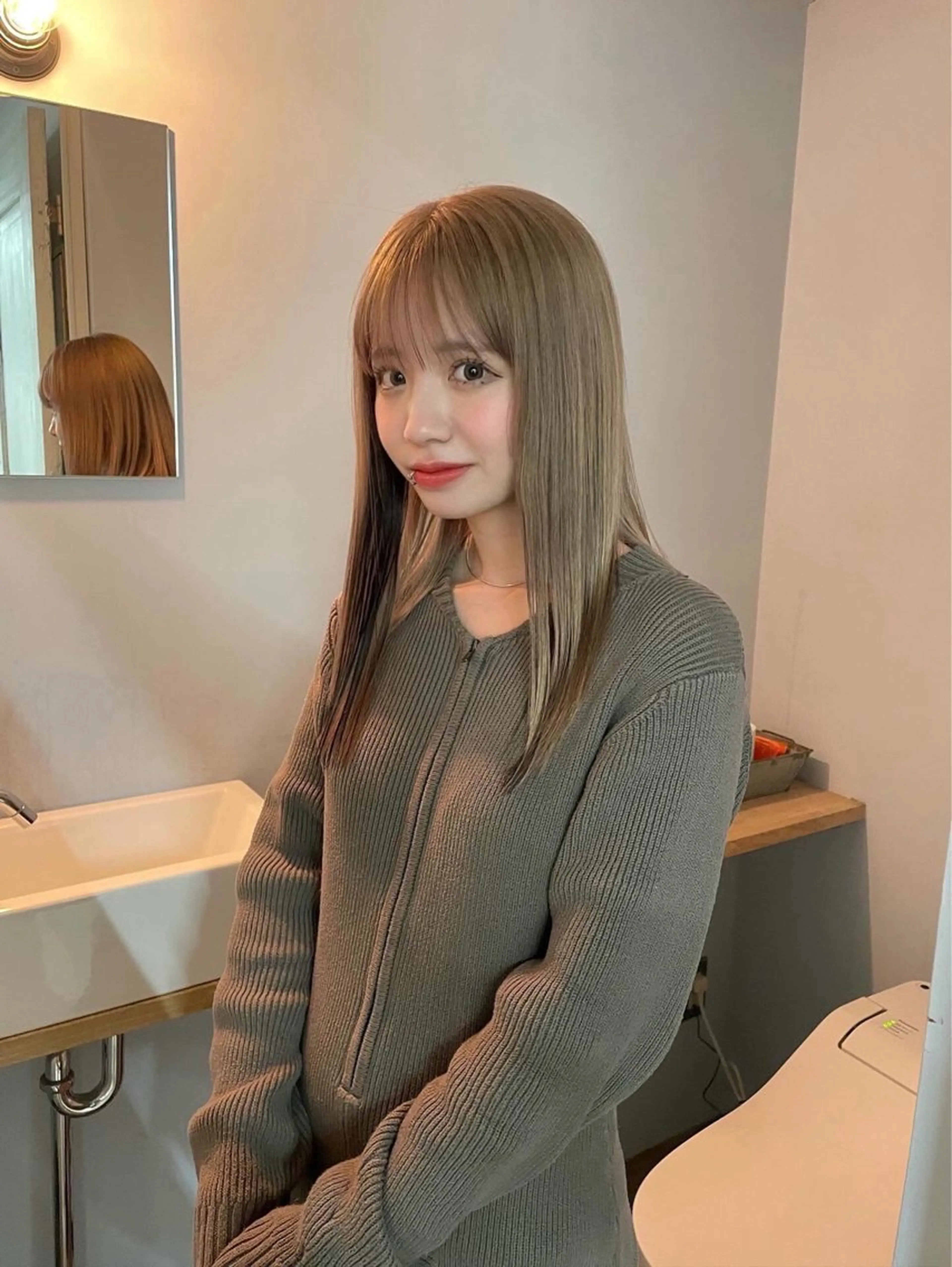 セミロング ボブカットモデル/パ ーマ/harunaのヘアスタイル