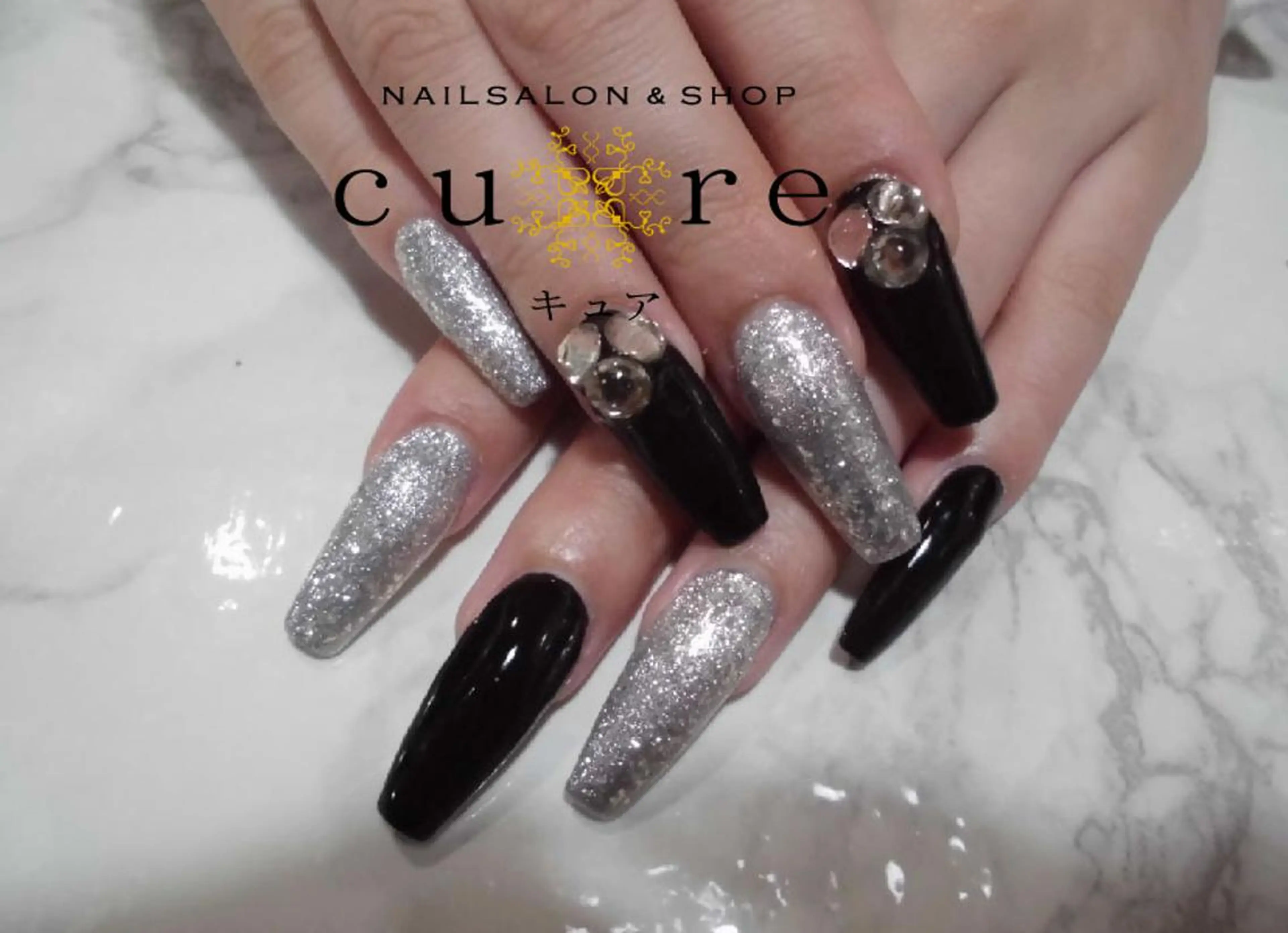 ロング ネイル ジェルネイル ワンカラーネイル スカルプネイル シンプルネイル ネイルサロン Cureのネイルデザイン