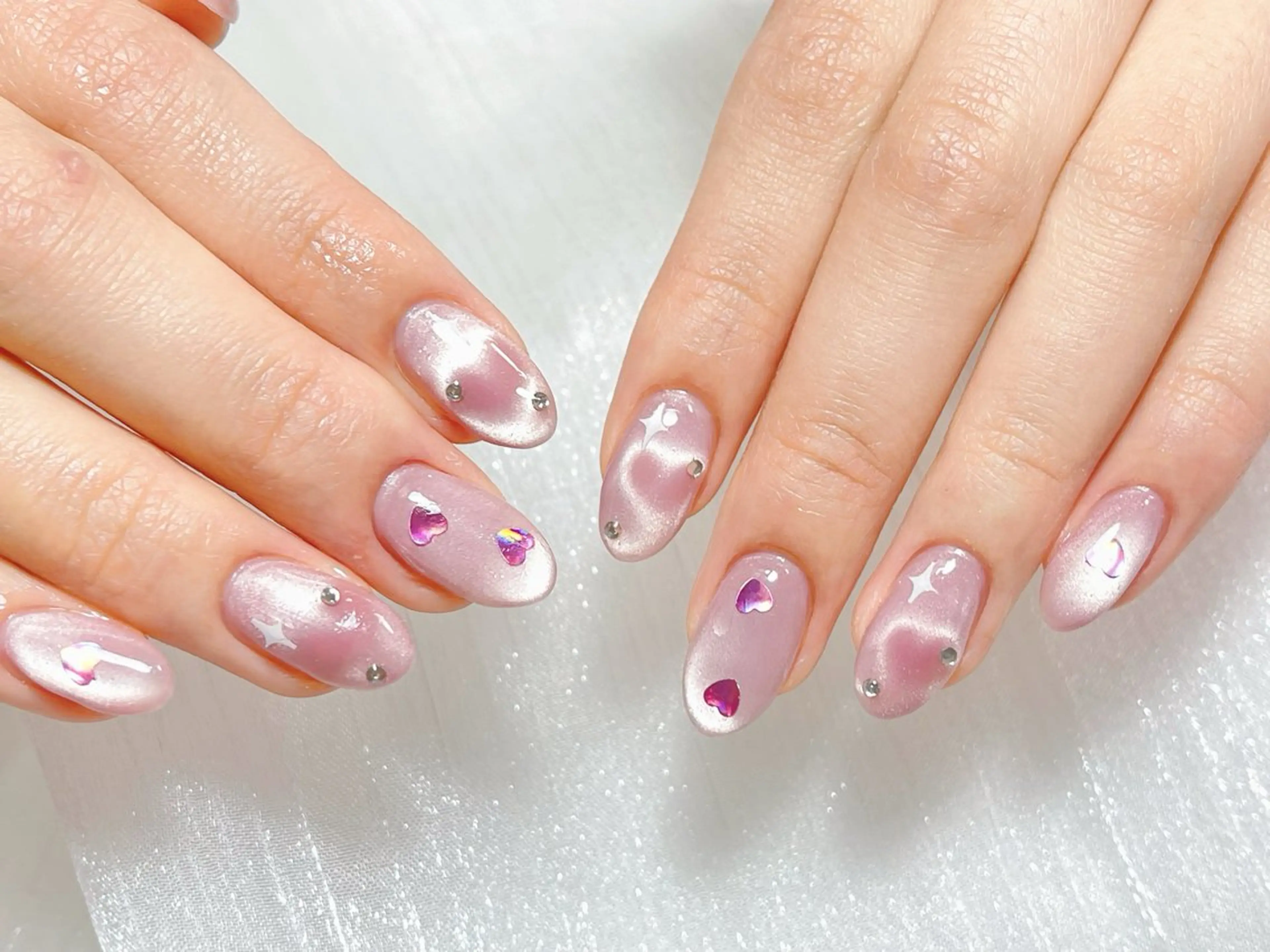 ネイル ハンドネイル 🎀ネイルサロン エクラYUI🎀のネイルデザイン