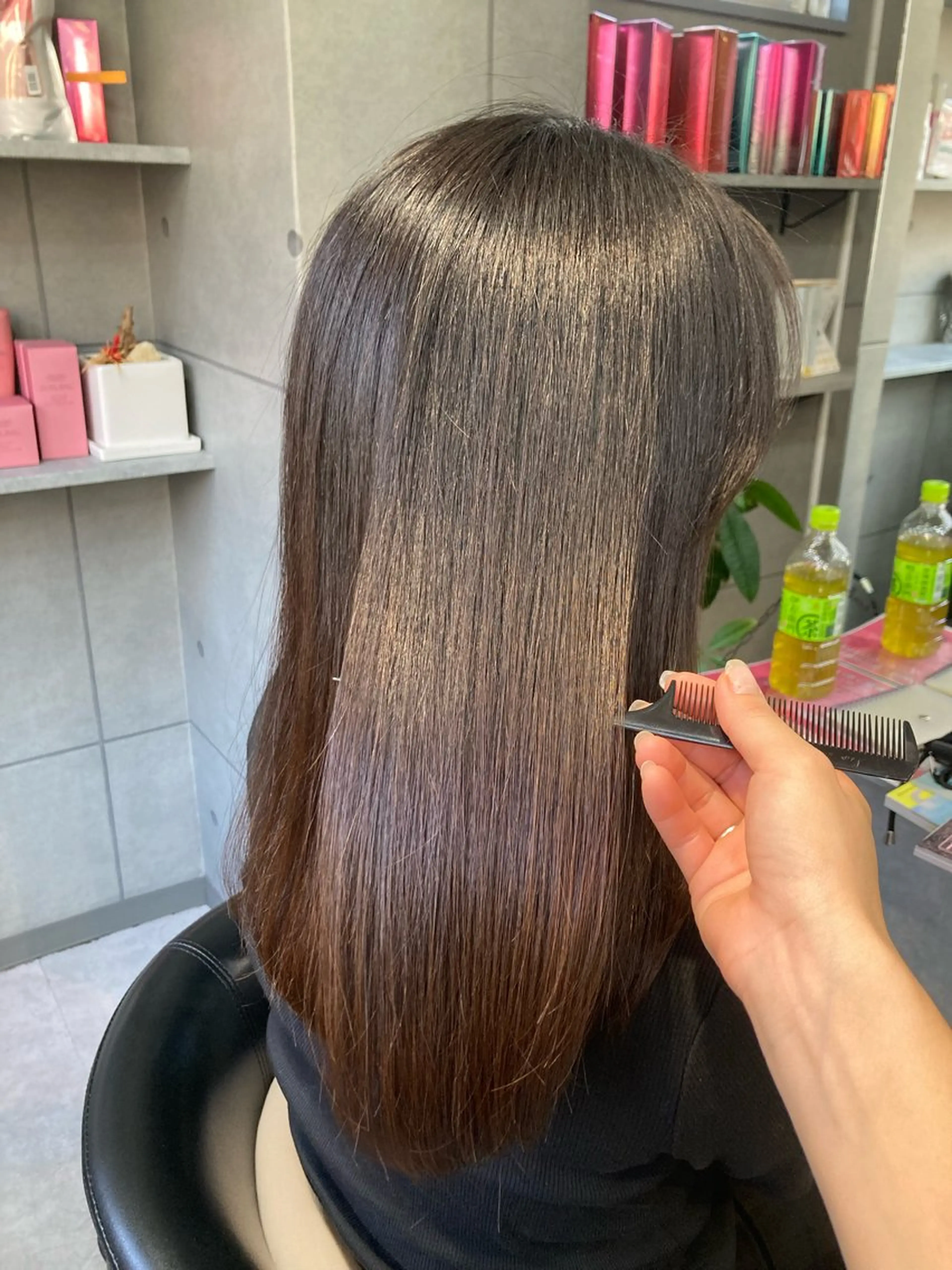 ロング トリートメント 髪質改善☺︎縮毛矯正 ふじい まりんのヘアスタイル