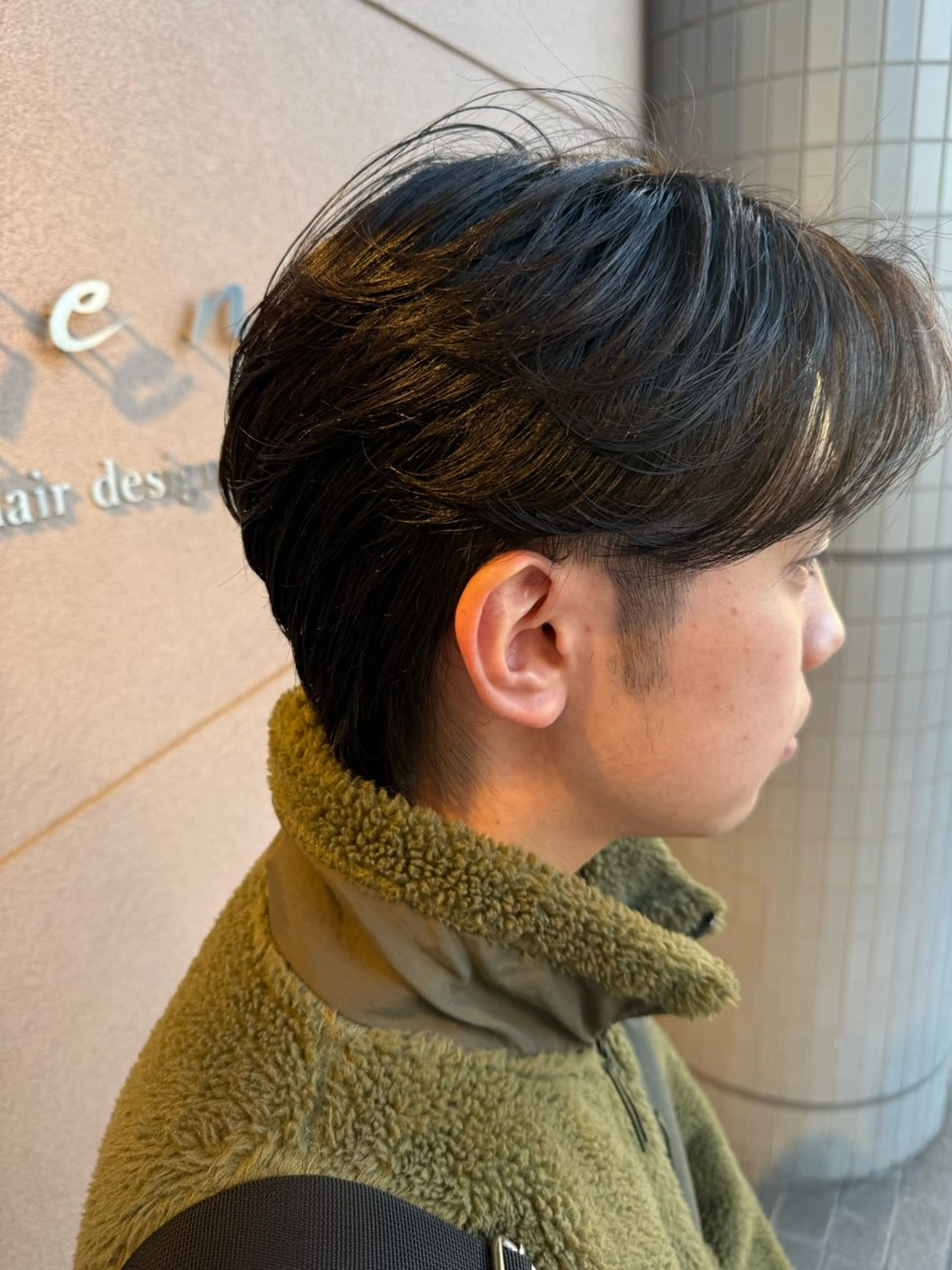 ショート メンズ メンズウルフカット ウルフカット カット Lien.テラダ 各務原スタイリストのヘアスタイル