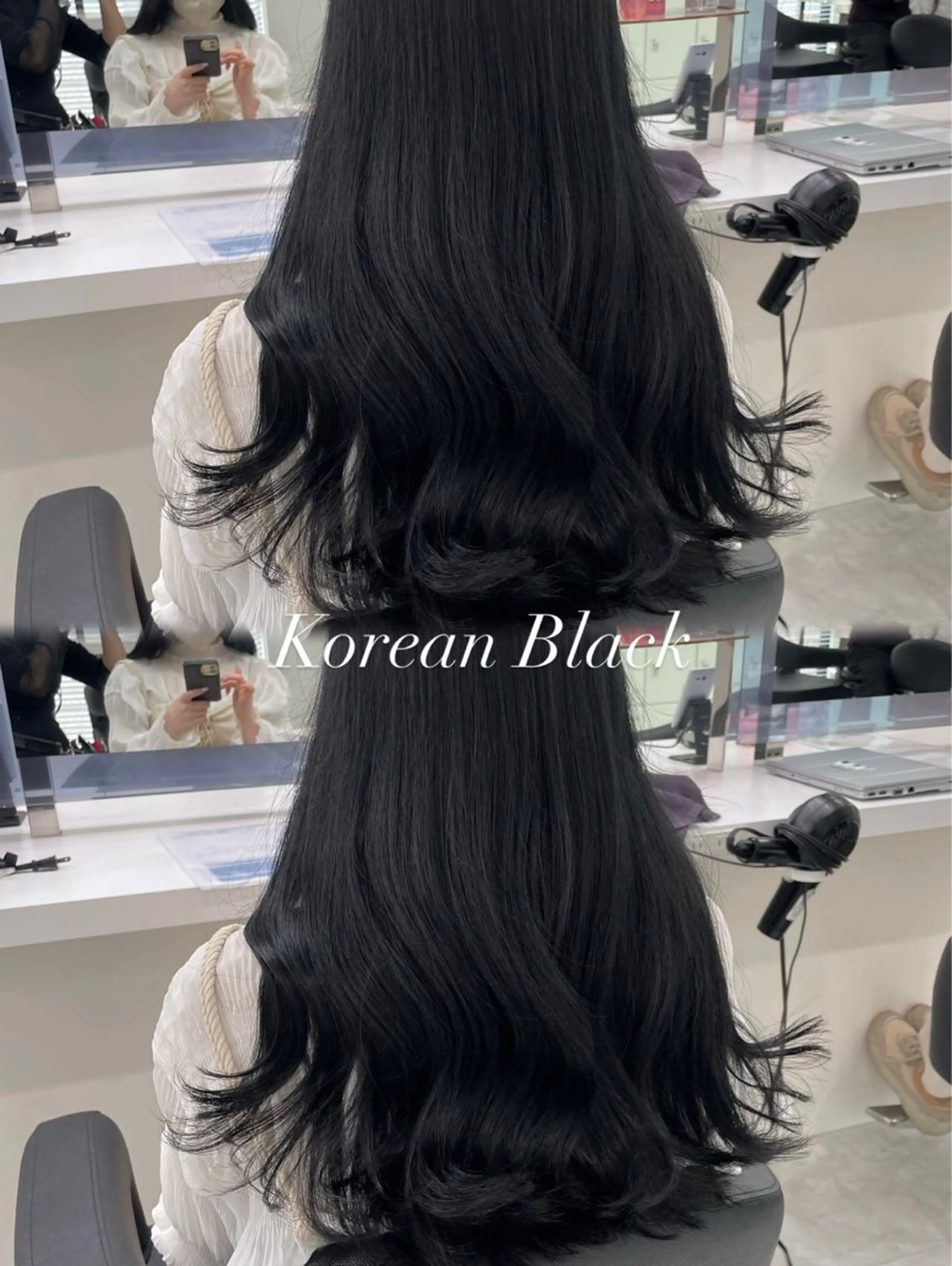 セミロング カラー ヘアアレンジ Ella所属・nana【艶髪】/ レイヤー/縮毛矯正のヘアスタイル