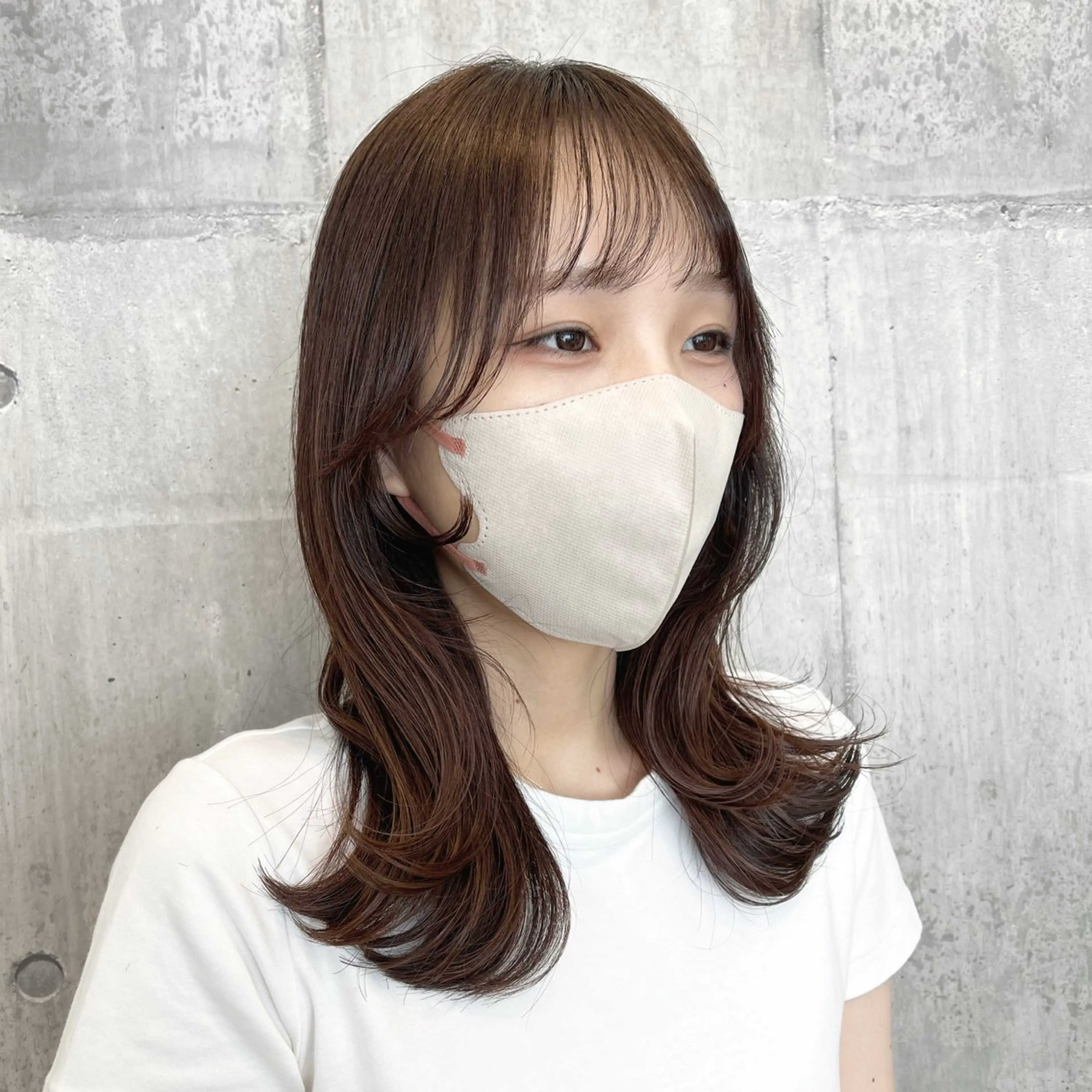 セミロング カラー channel所属・Natsumi ❤︎のヘアスタイル