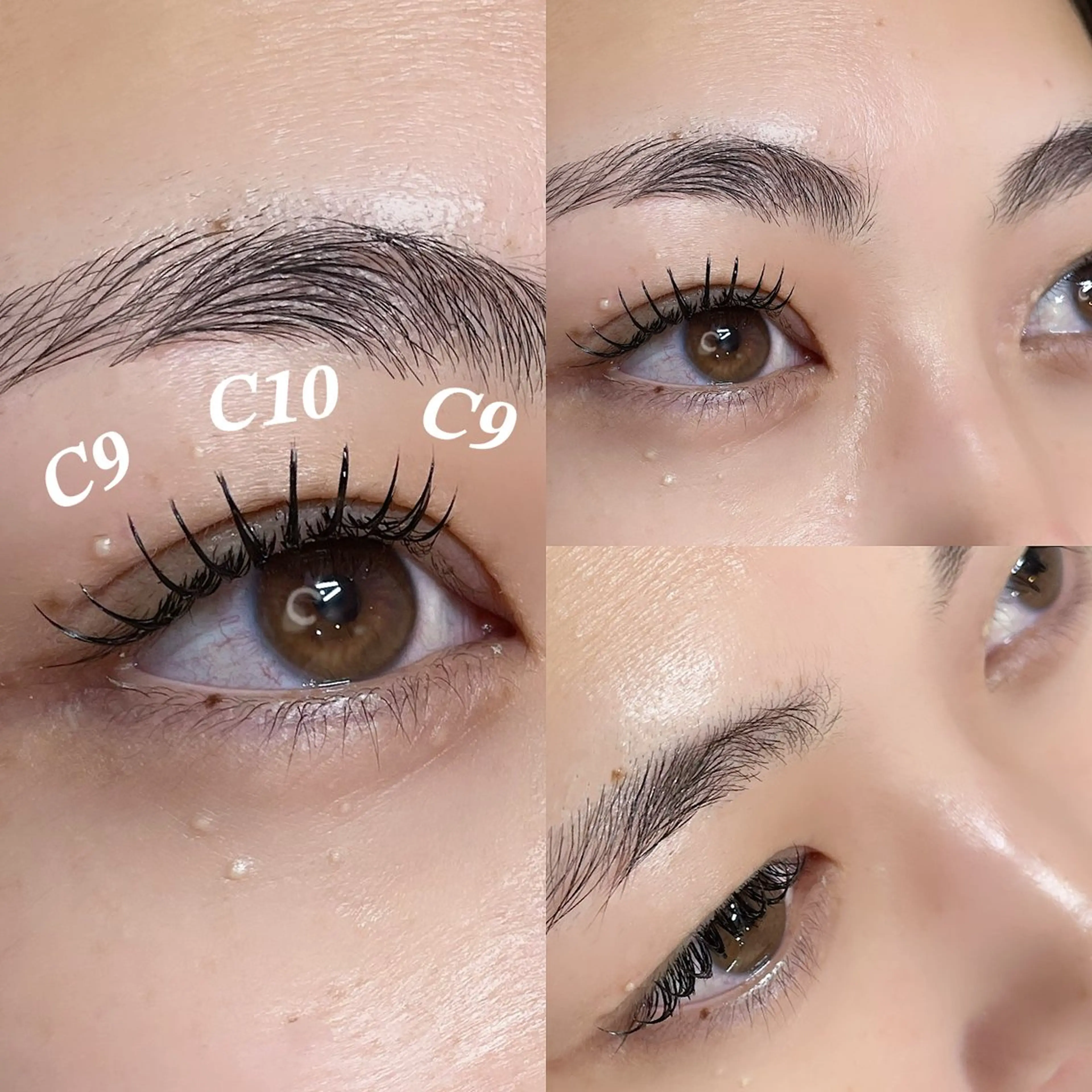 マツエク・マツパ 束感まつ毛 フラットラッシュ Lumi lash 🤍RIN🤍のマツエク・マツパデザイン