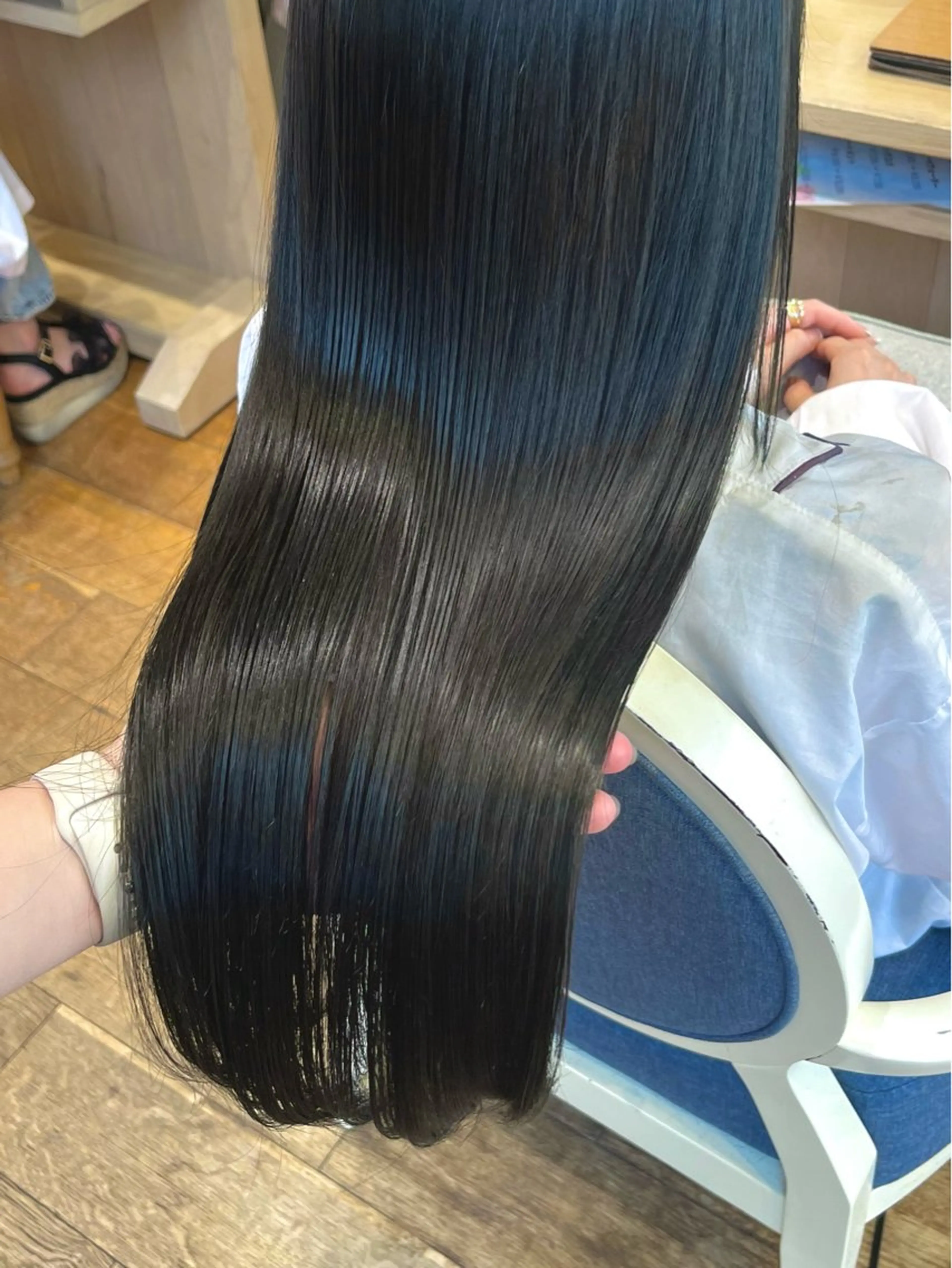 ロング カラー グレージュ オリーブグレージュ オリーブグレー ヘアカラー 暖色カラー/似合わせ カット/名古屋/辻のヘアスタイル