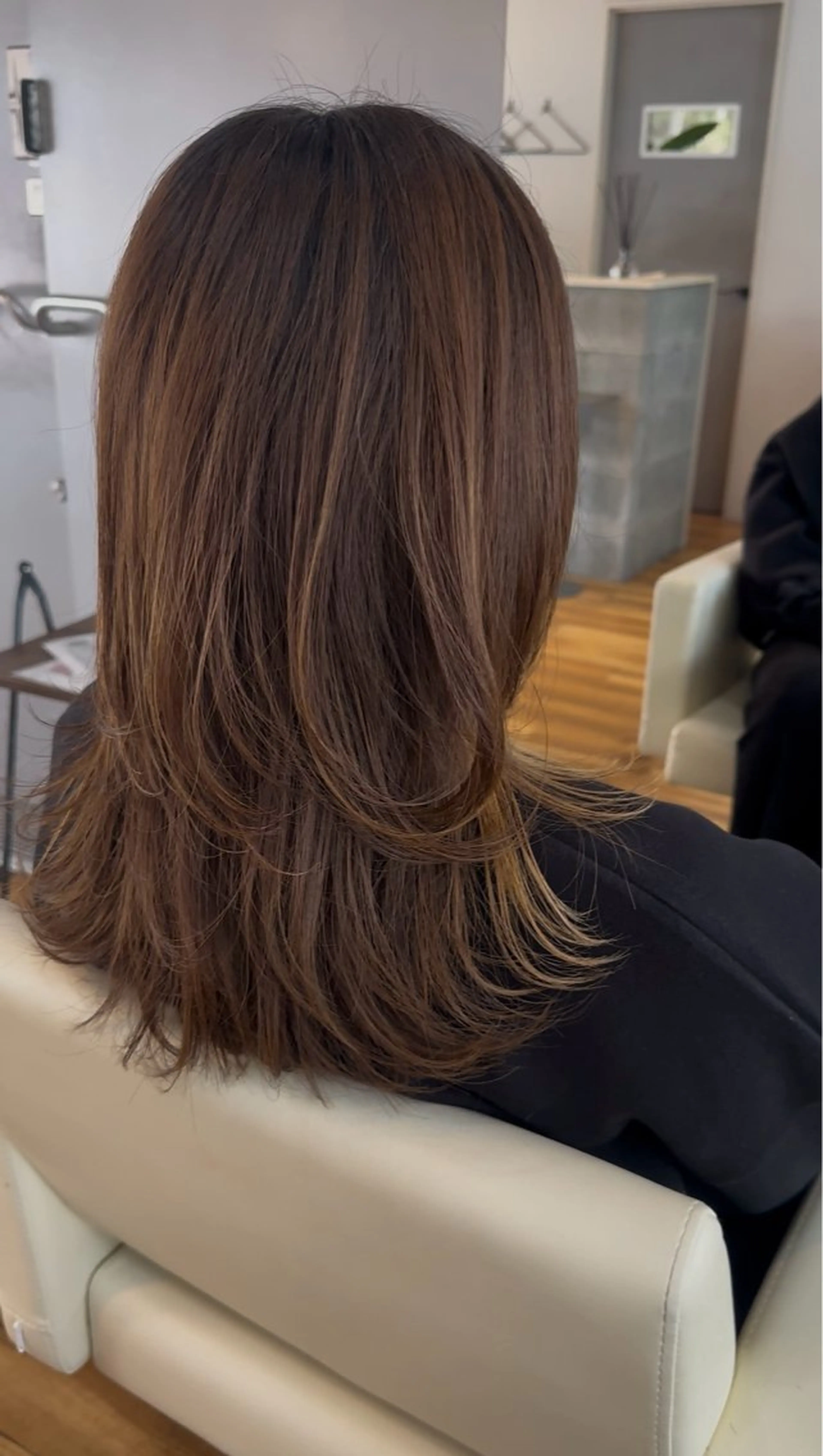 ロング ハイレイヤー レイヤーカット 大原 正寛のヘアスタイル