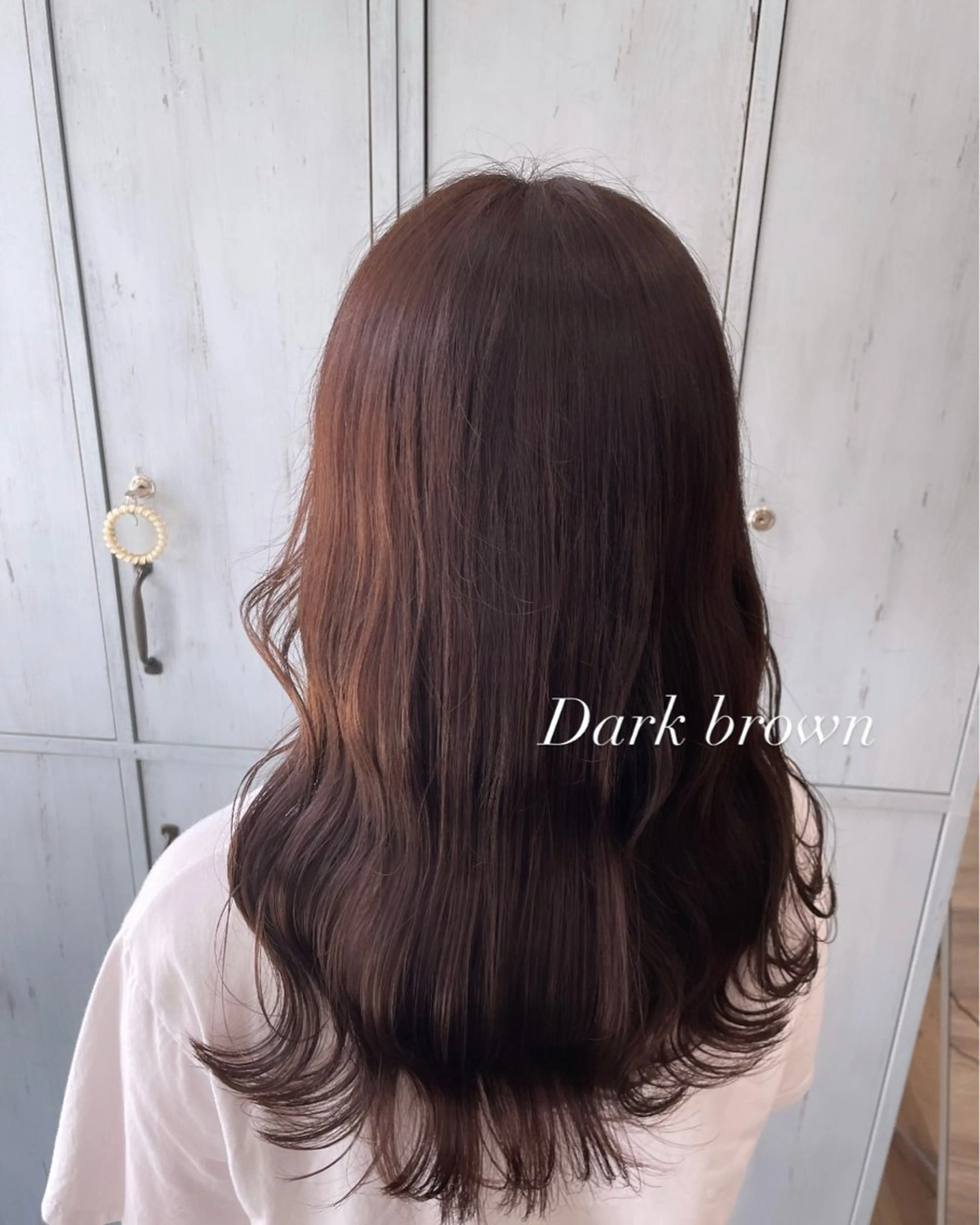 ロング カット ヘアカラー トリートメント ピンク・ラベンダー/ レイヤー/NANAのヘアスタイル