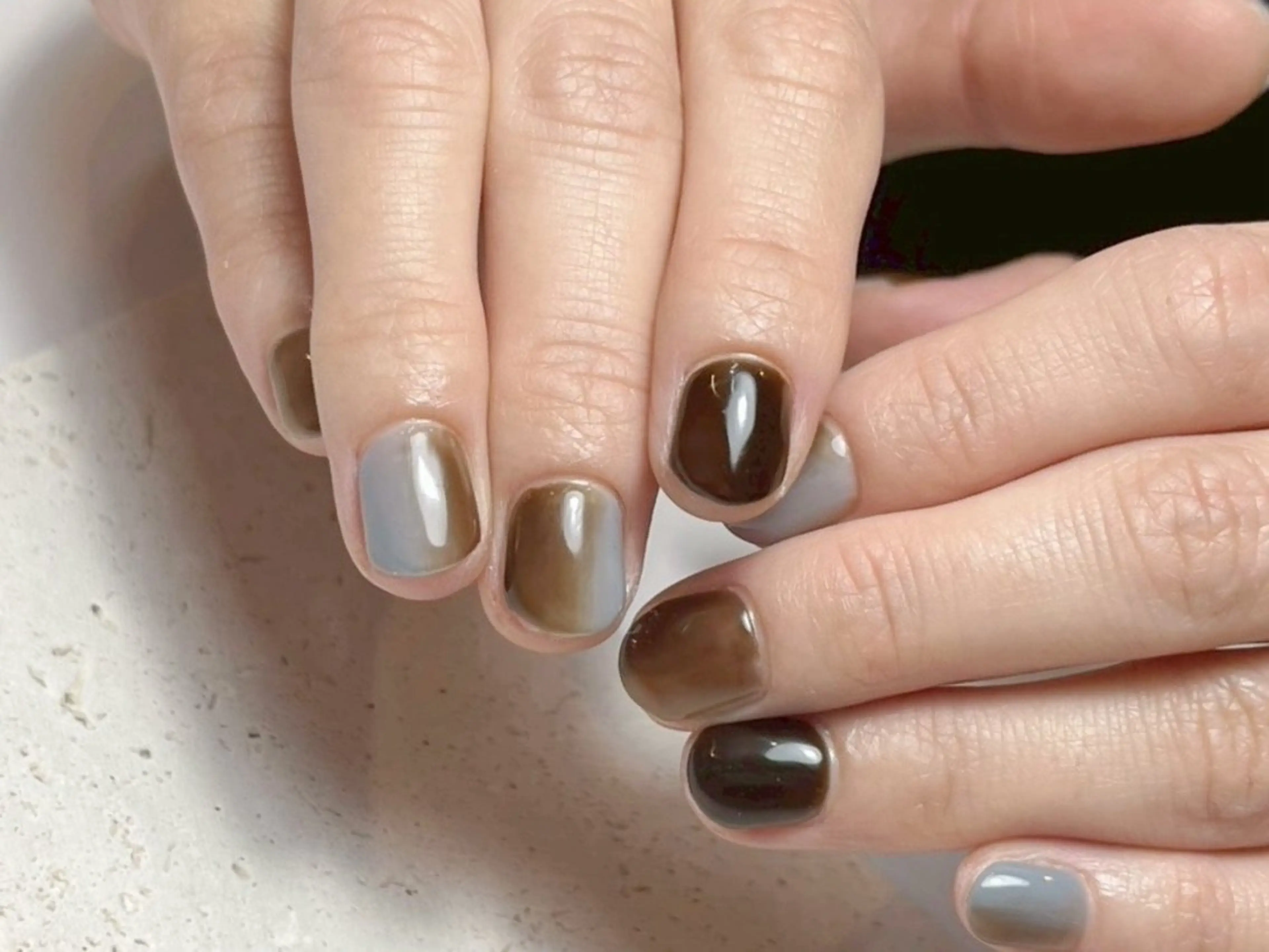 ネイル ニュアンスネイル ハンドネイル Mia nail 【⠀ミアネイル 】のネイルデザイン