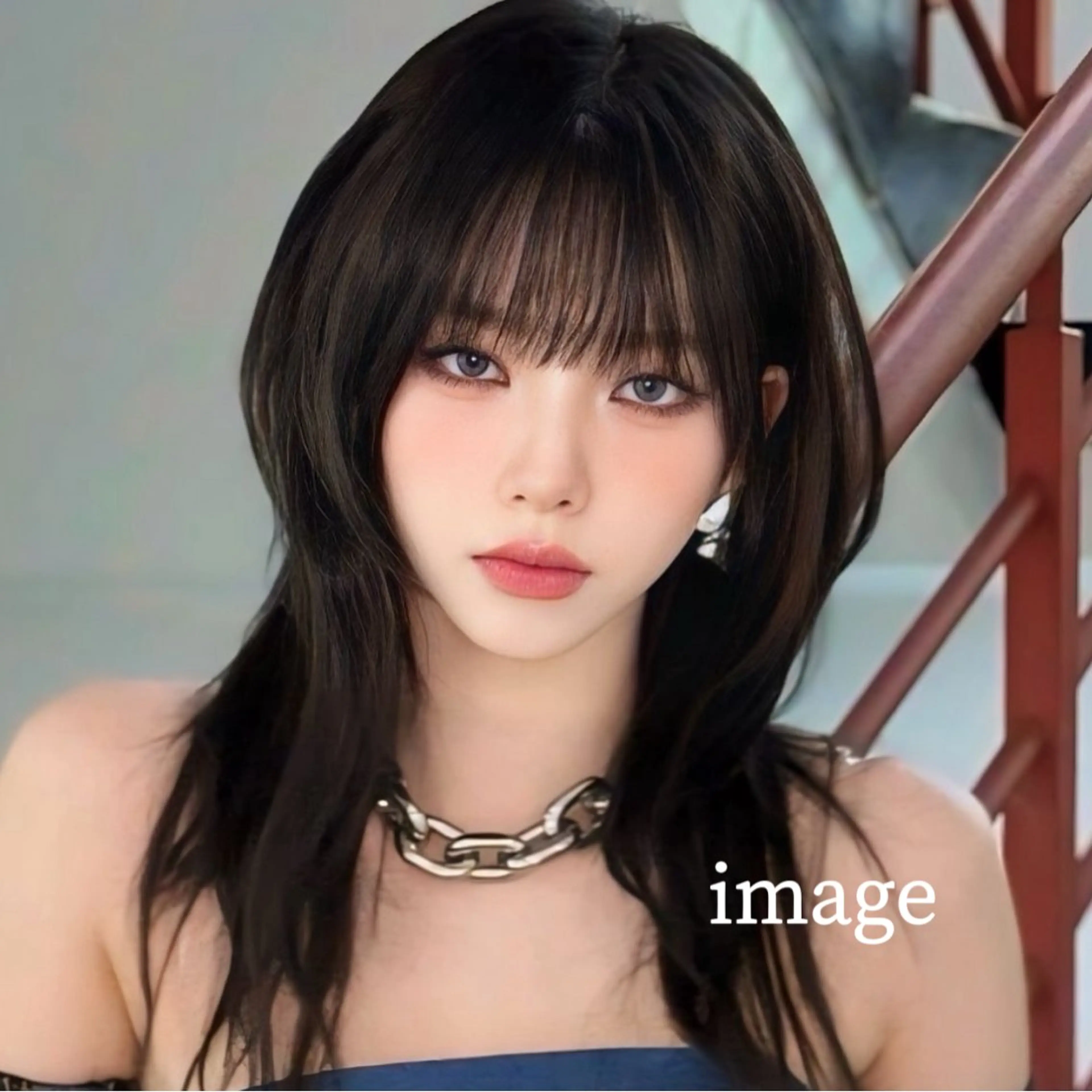 ミディアム カット トリートメント レイヤーカット/ 縮毛矯正/ミサキ💐のヘアスタイル