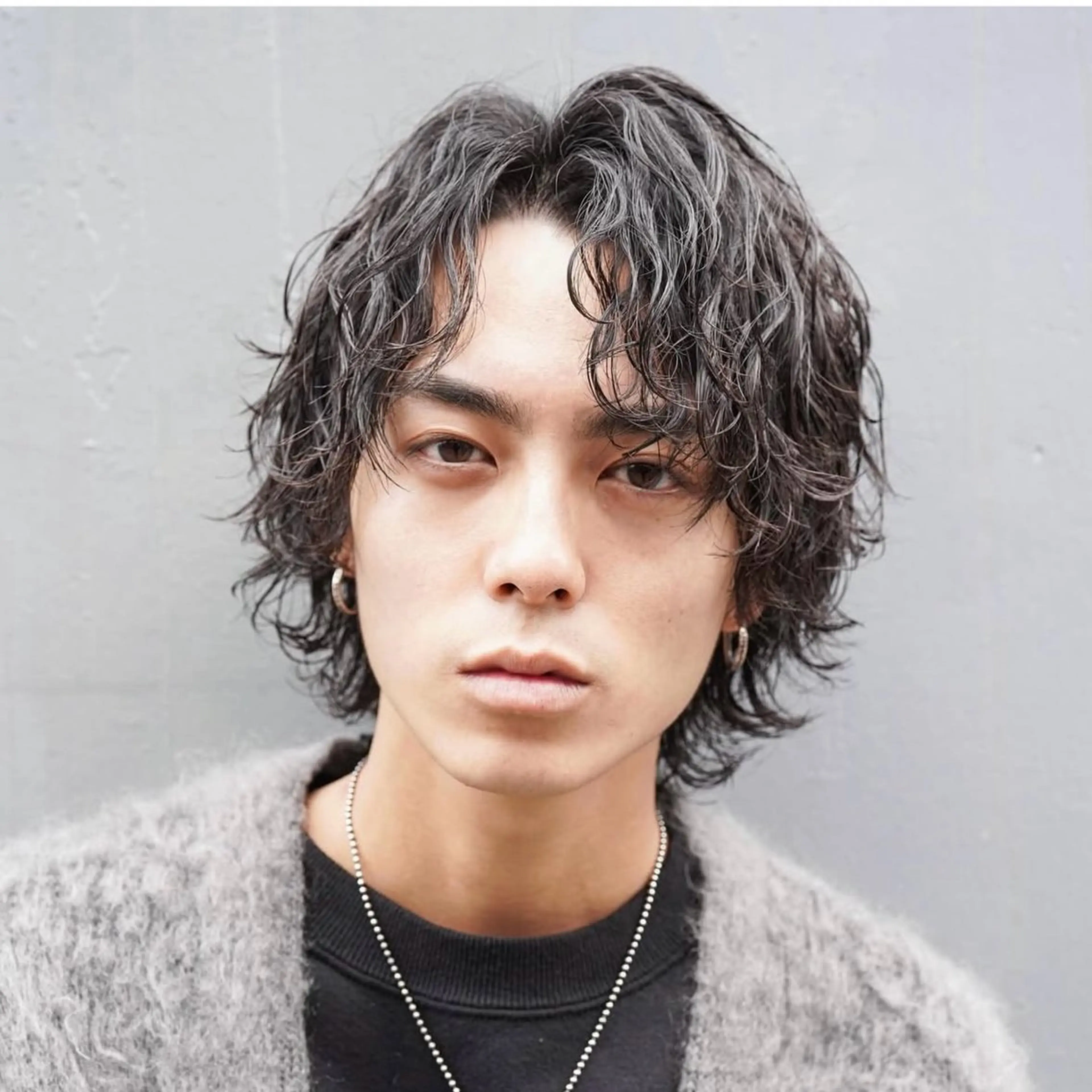 ミディアム パーマ メンズ パーマ MEN'S HAIR SENSE 神南 【メンズヘア センス 】所属・♥️モテ髪美容師♠️ REIのヘアスタイル