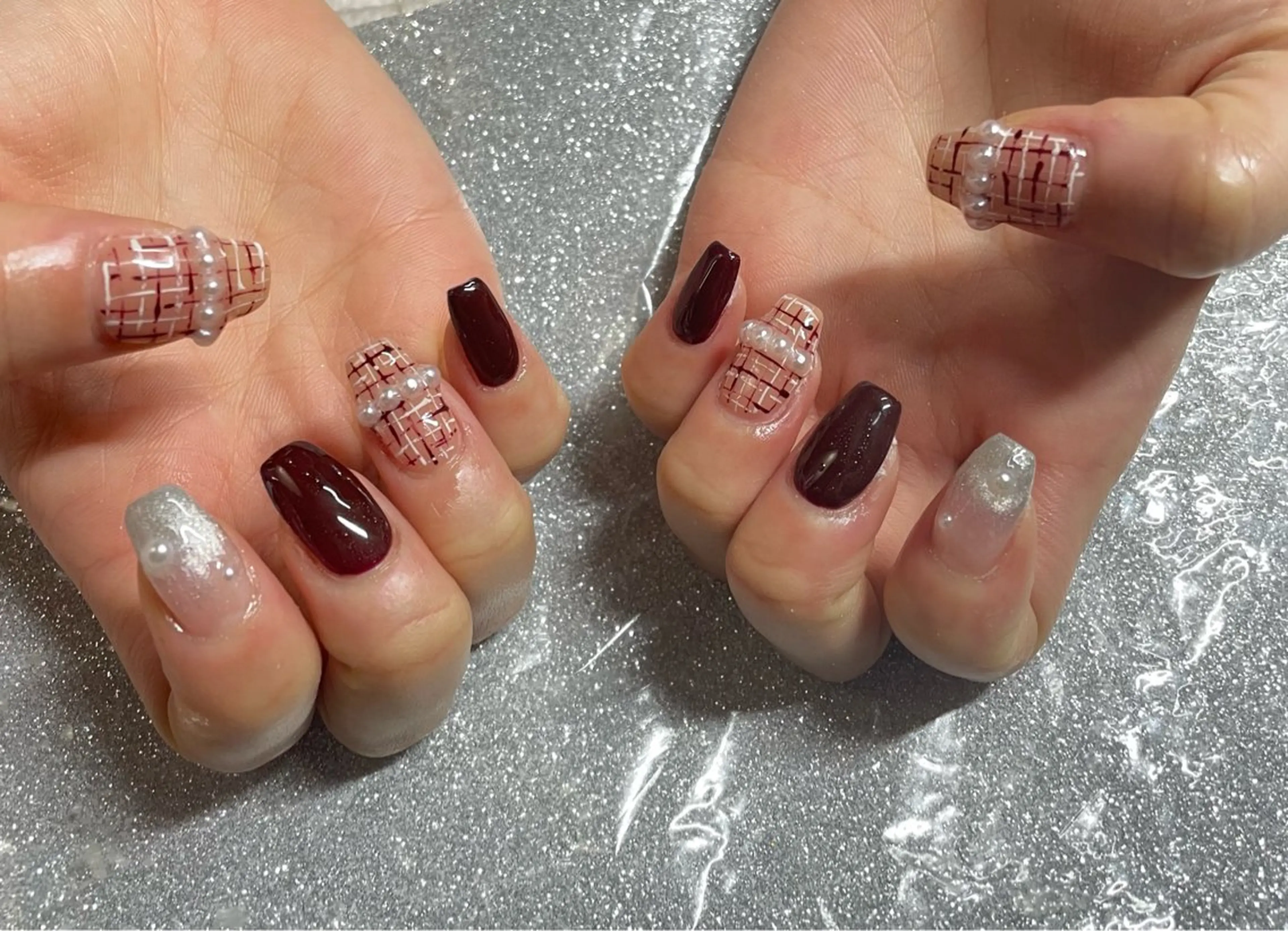 ネイル ハンドネイル VIERU 🌈🎀💖のネイルデザイン