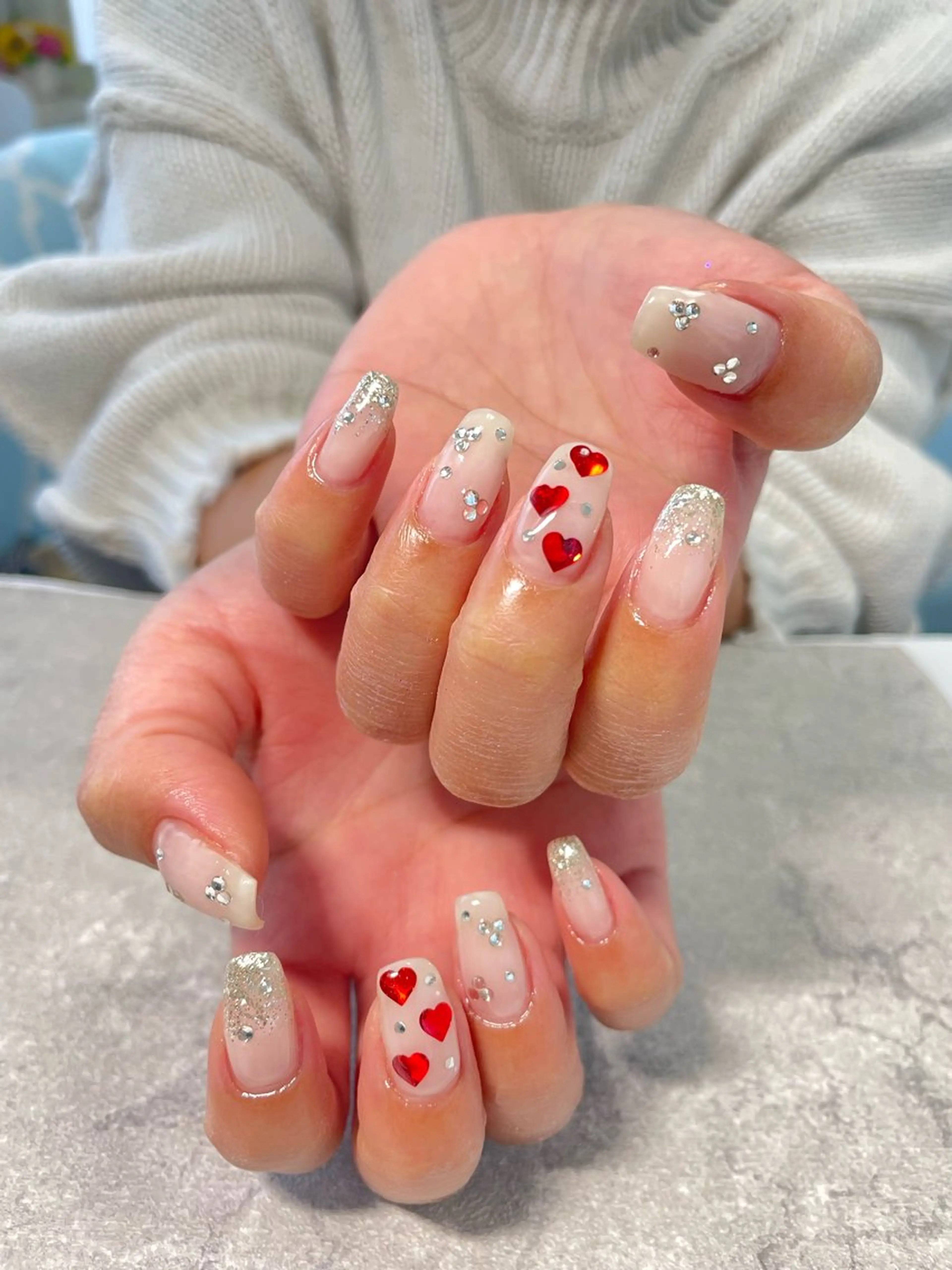 ネイル ハート はるひな ねいるのネイルデザイン