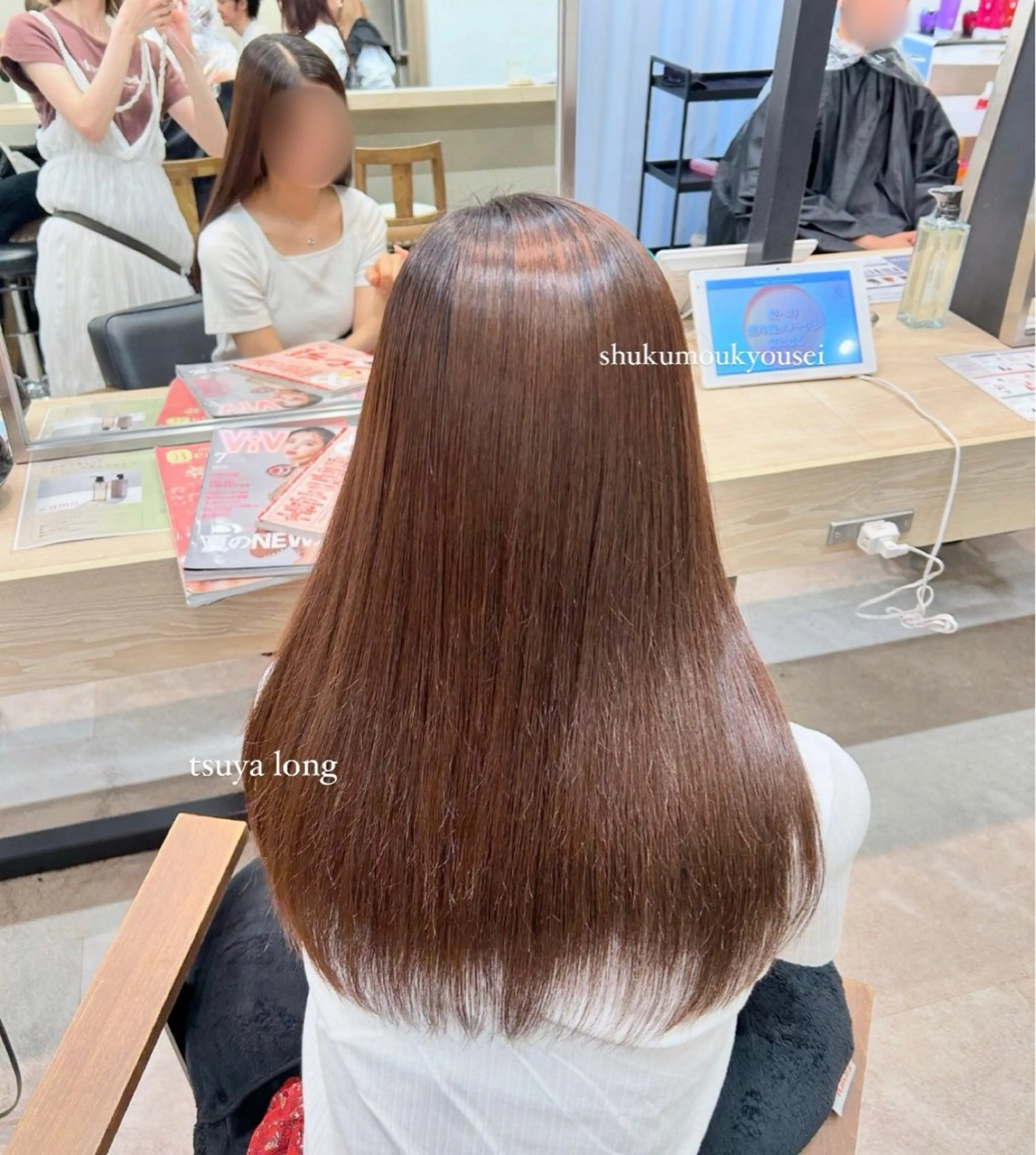 ロング rio¦ブラウン¦暗 髪¦縮毛矯正🌙のヘアスタイル