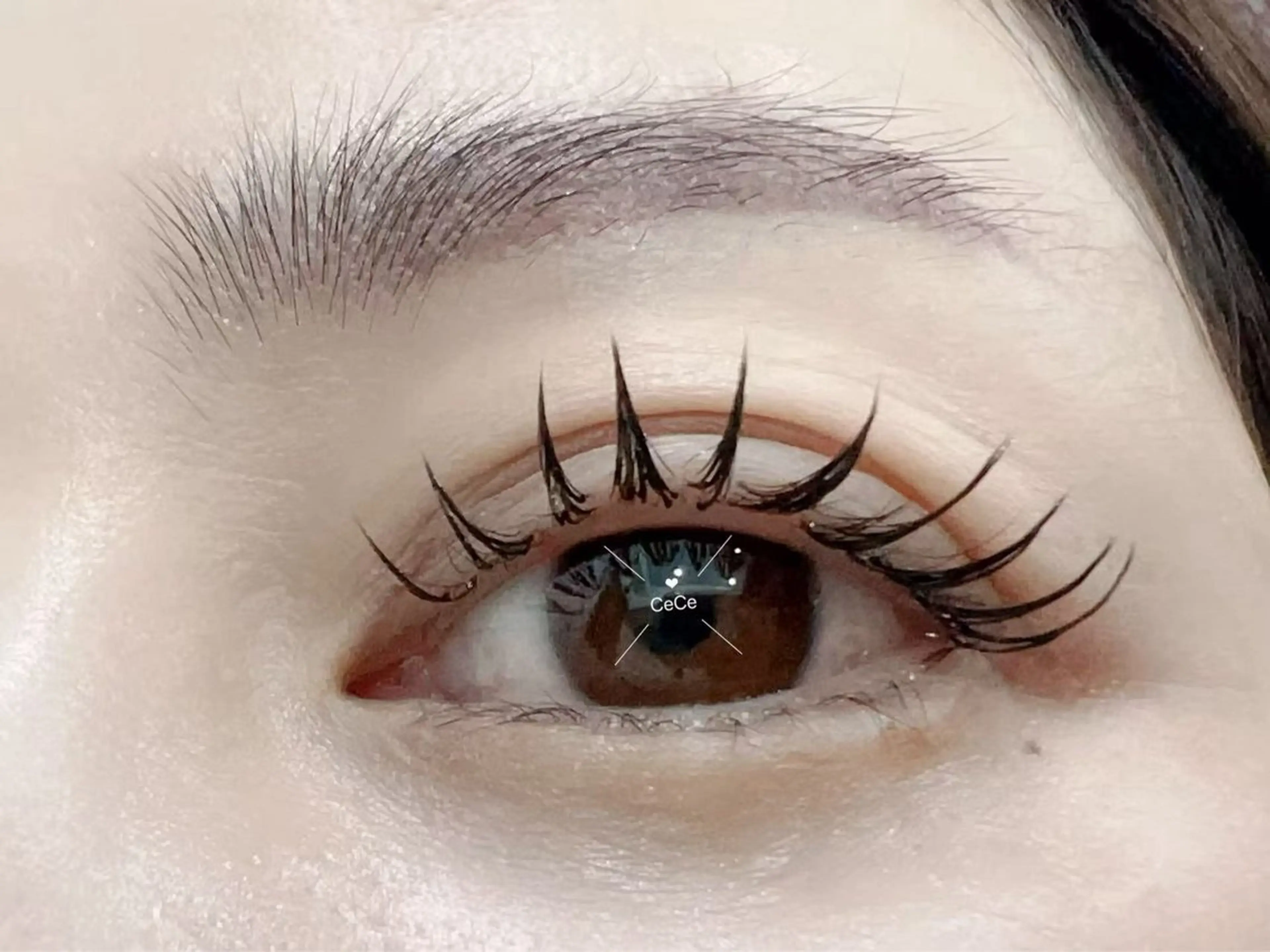 当日限定【SNS話題】韓国風束感仕上げ★まつげパーマ4500ー＞￥ 3980円の写真