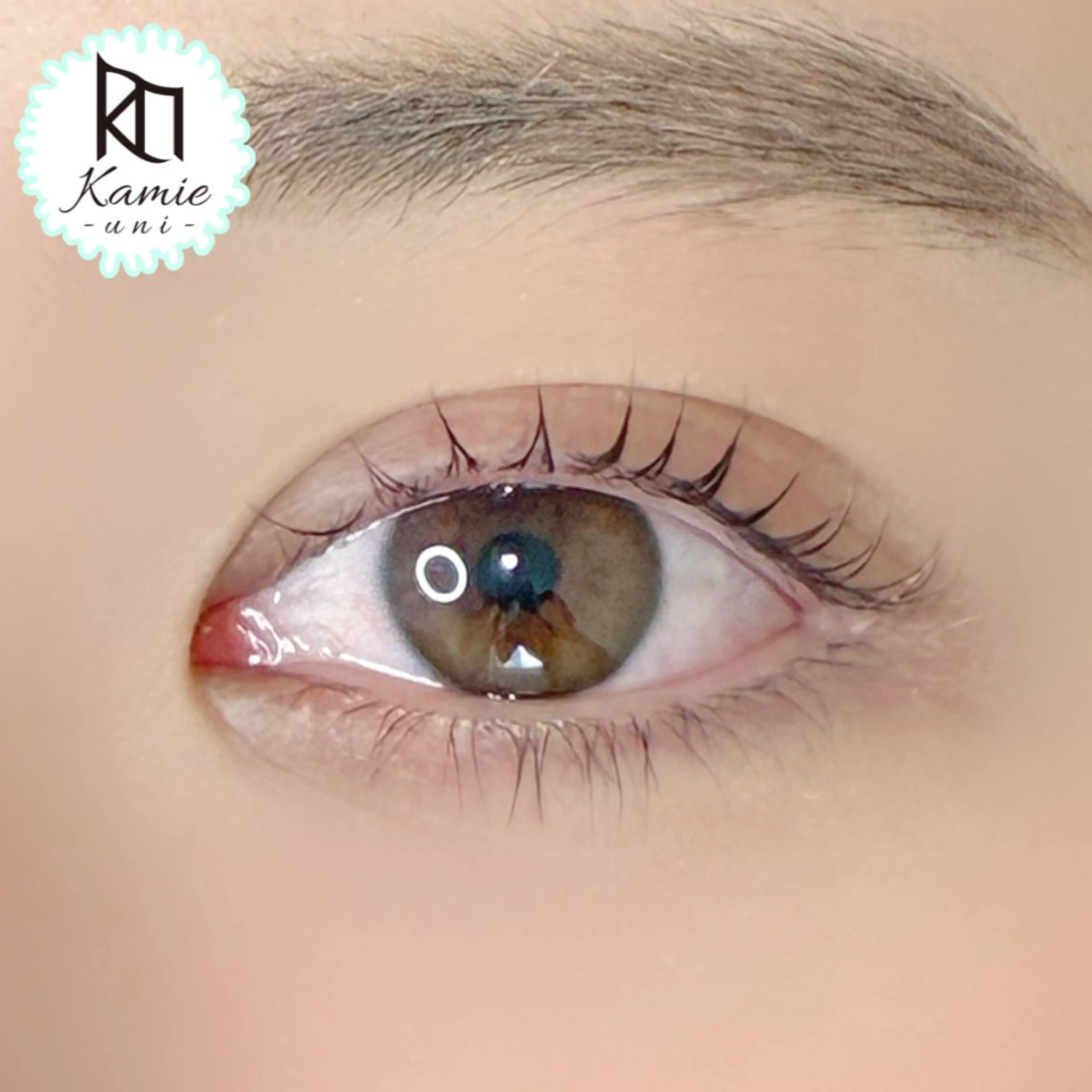 マツエク・マツパ 束感まつ毛 Cカール マツパ Kamie-uni wakoの眉毛・アイブロウイメージ