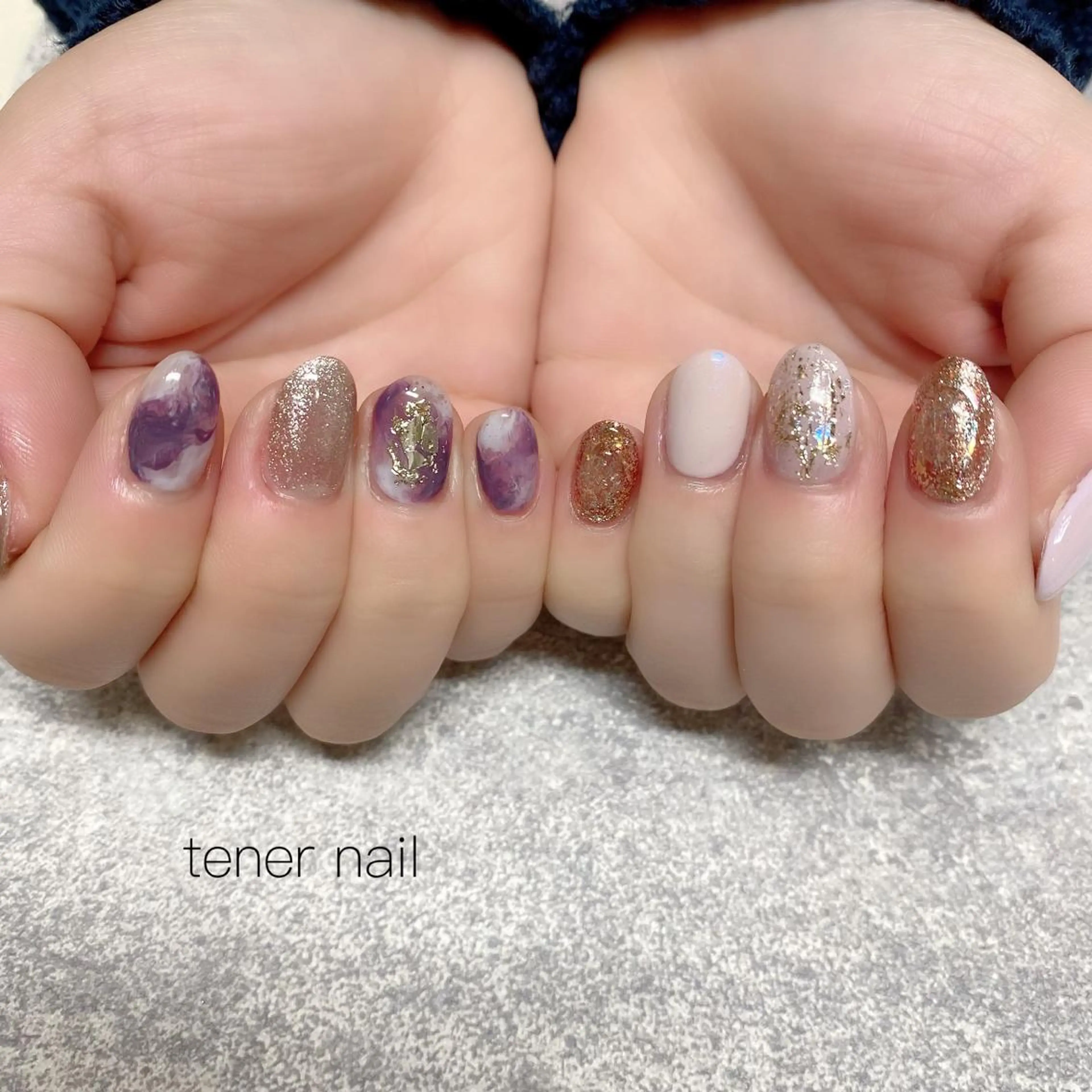 ネイル キラキラネイル ニュアンスネイル tener  nail  テネルネイル所属・テネルネイル tener nailのネイルデザイン