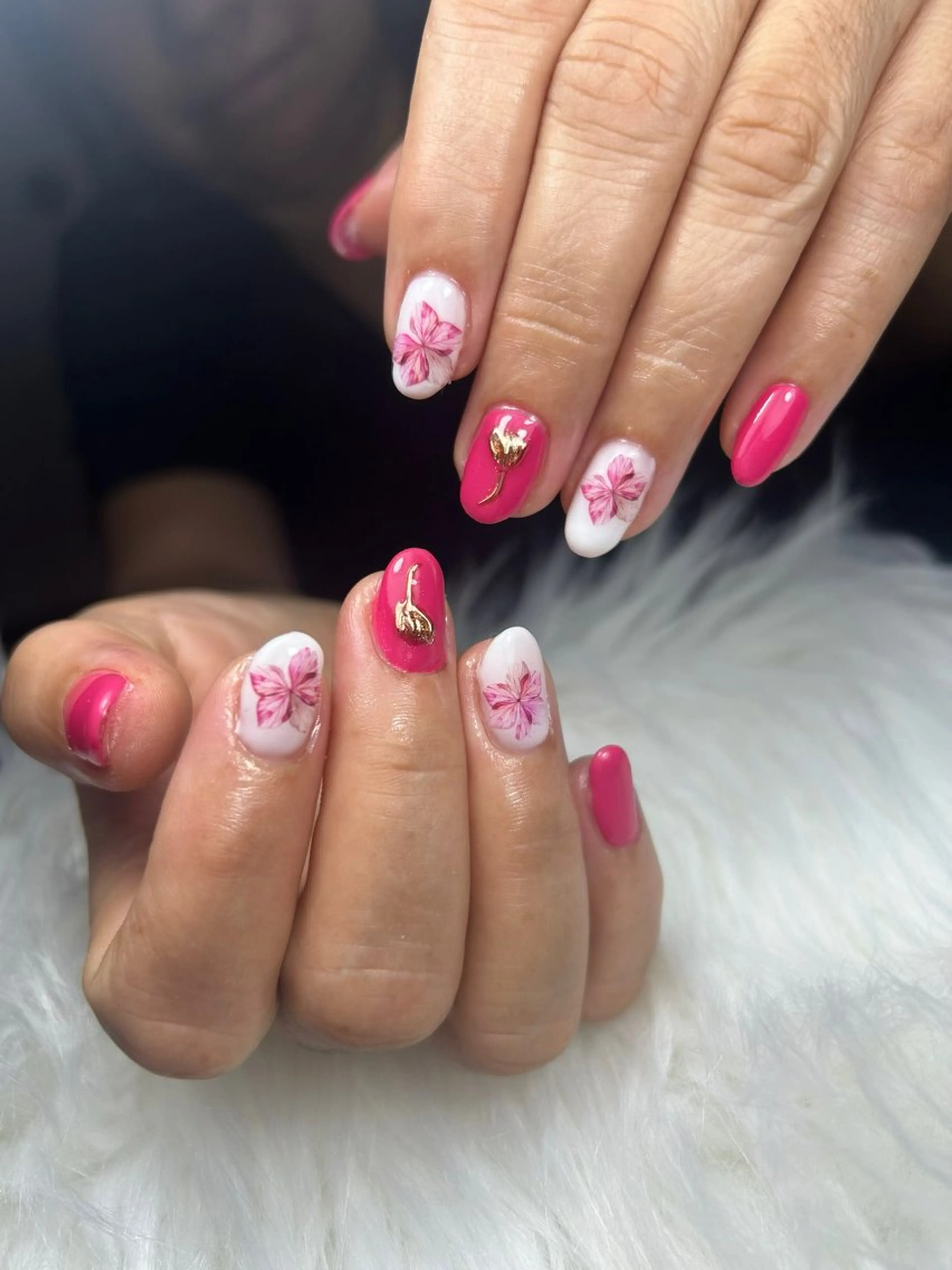 ショート ハンドネイル Haruu_nail所属・古賀 はるみのネイルデザイン