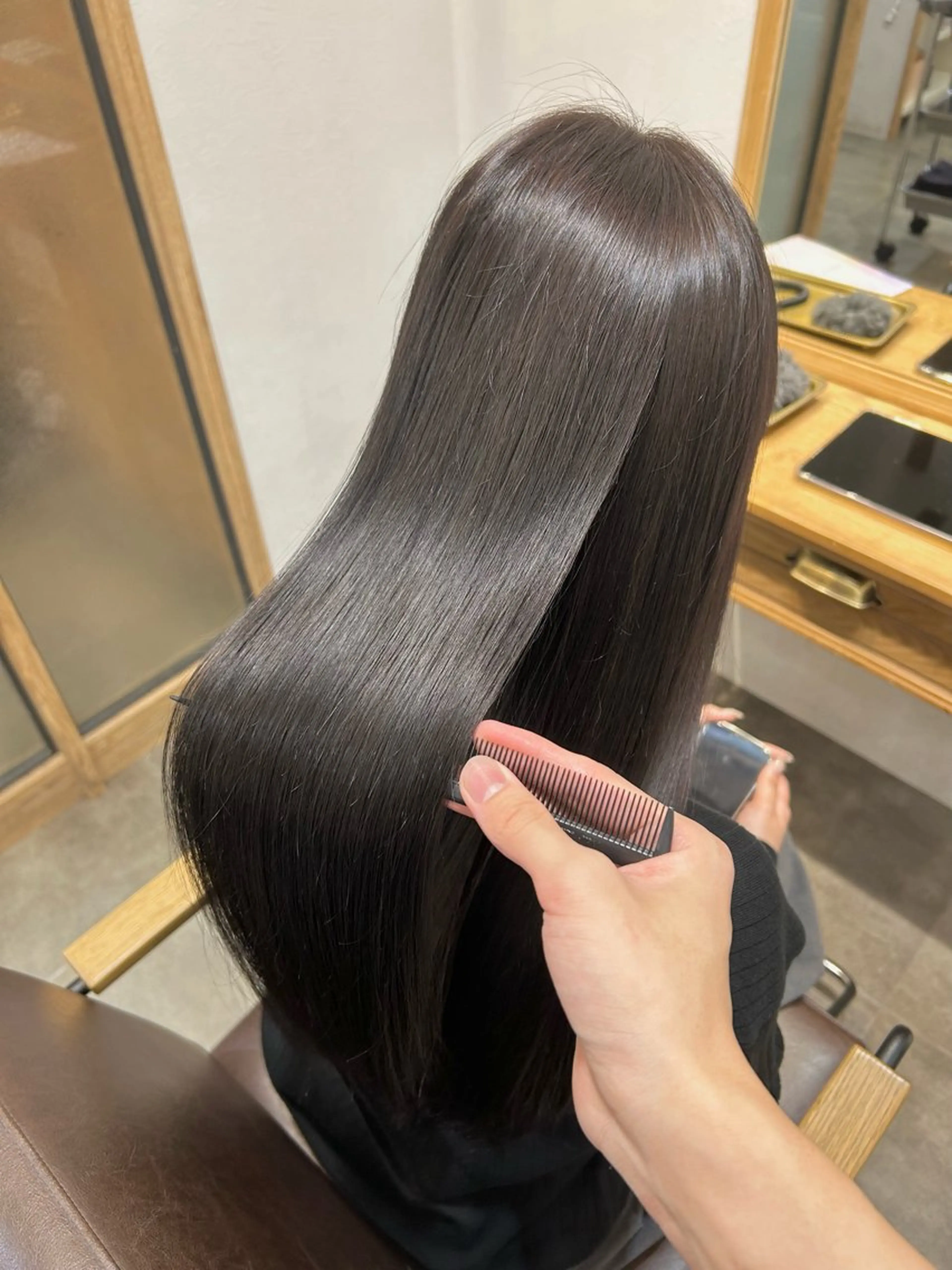 ロング ヘアカラー トリートメント ︎☀️はるき︎︎☀️ カラーモデル募集中✨のヘアスタイル