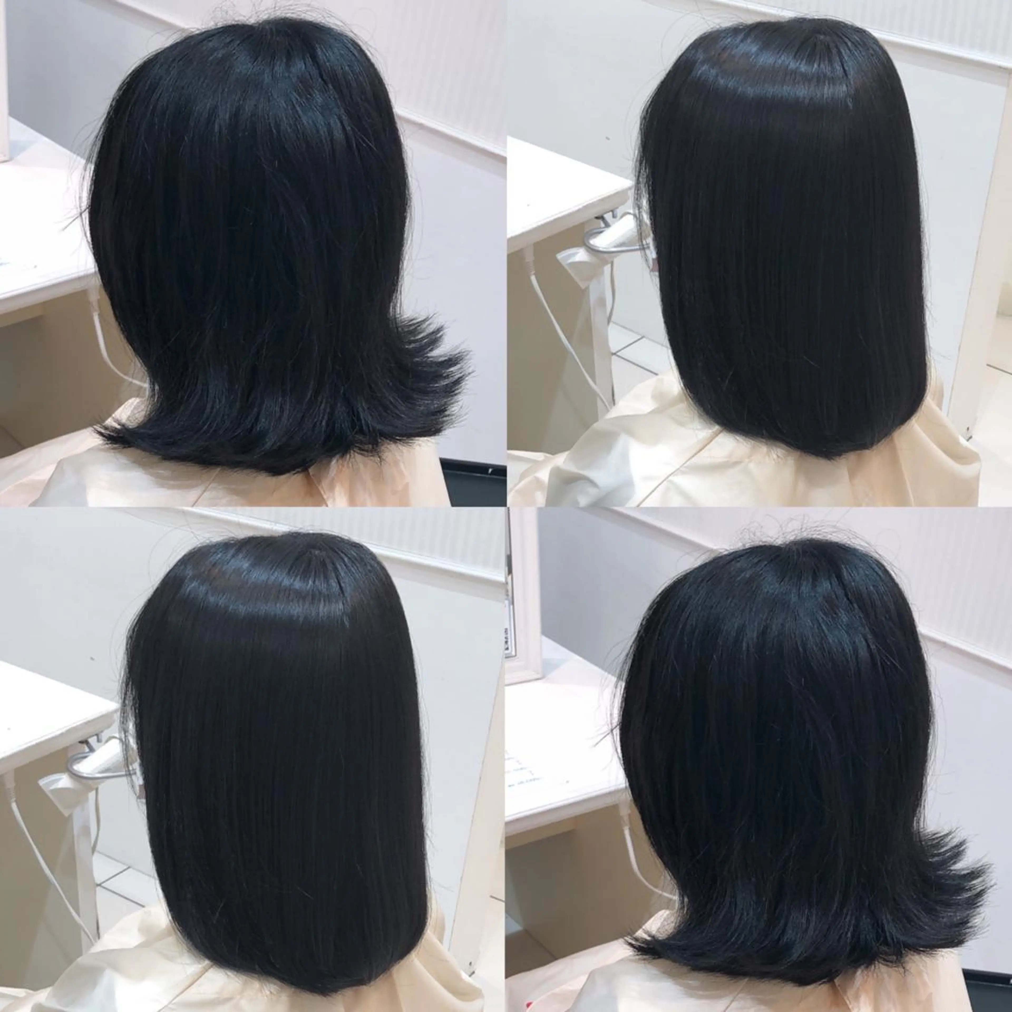 セミロング パーマ ストレートパーマ mahiro 🦎のヘアスタイル