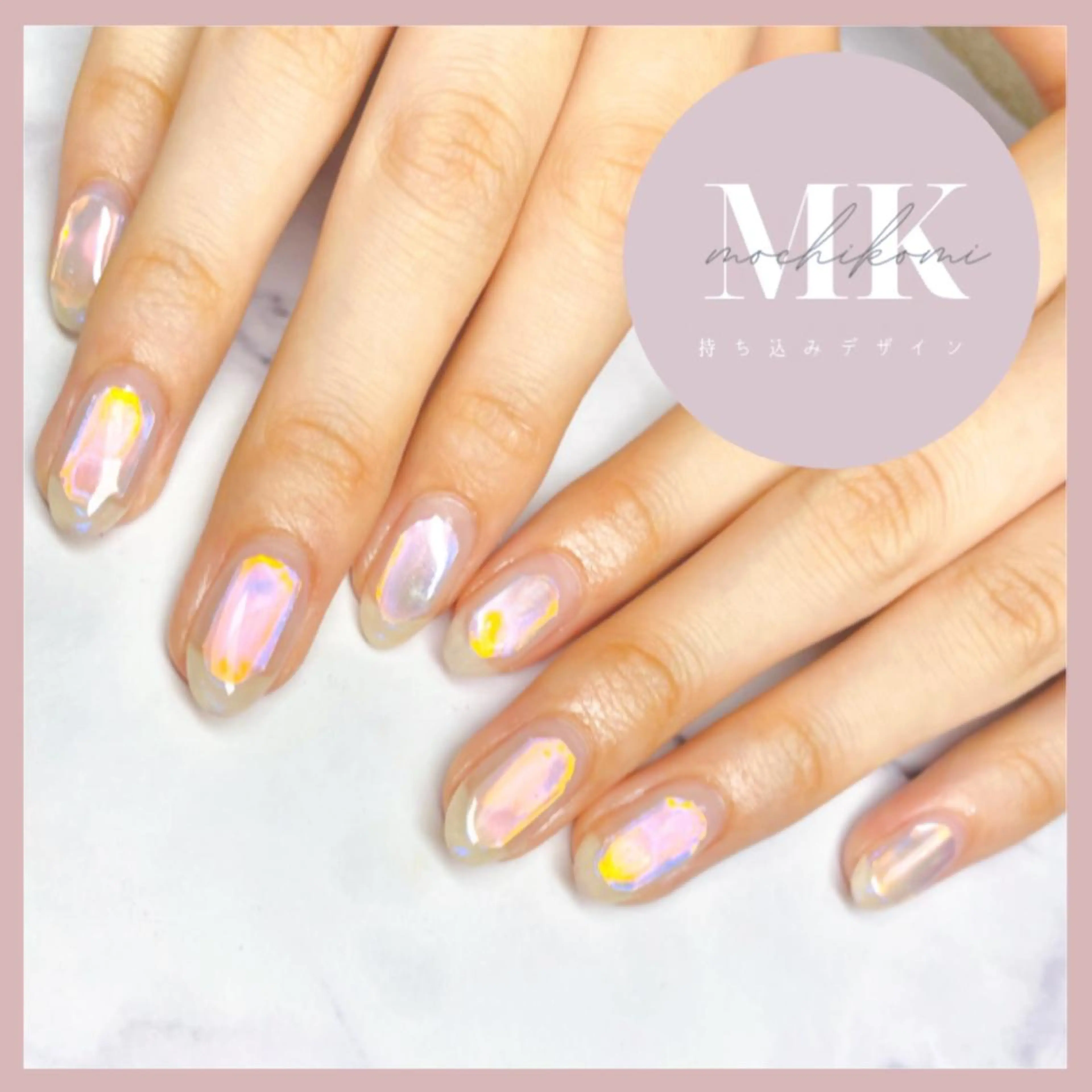 ネイル 氷ネイル・うるうるネイル Nailsalon Caiseのネイルデザイン