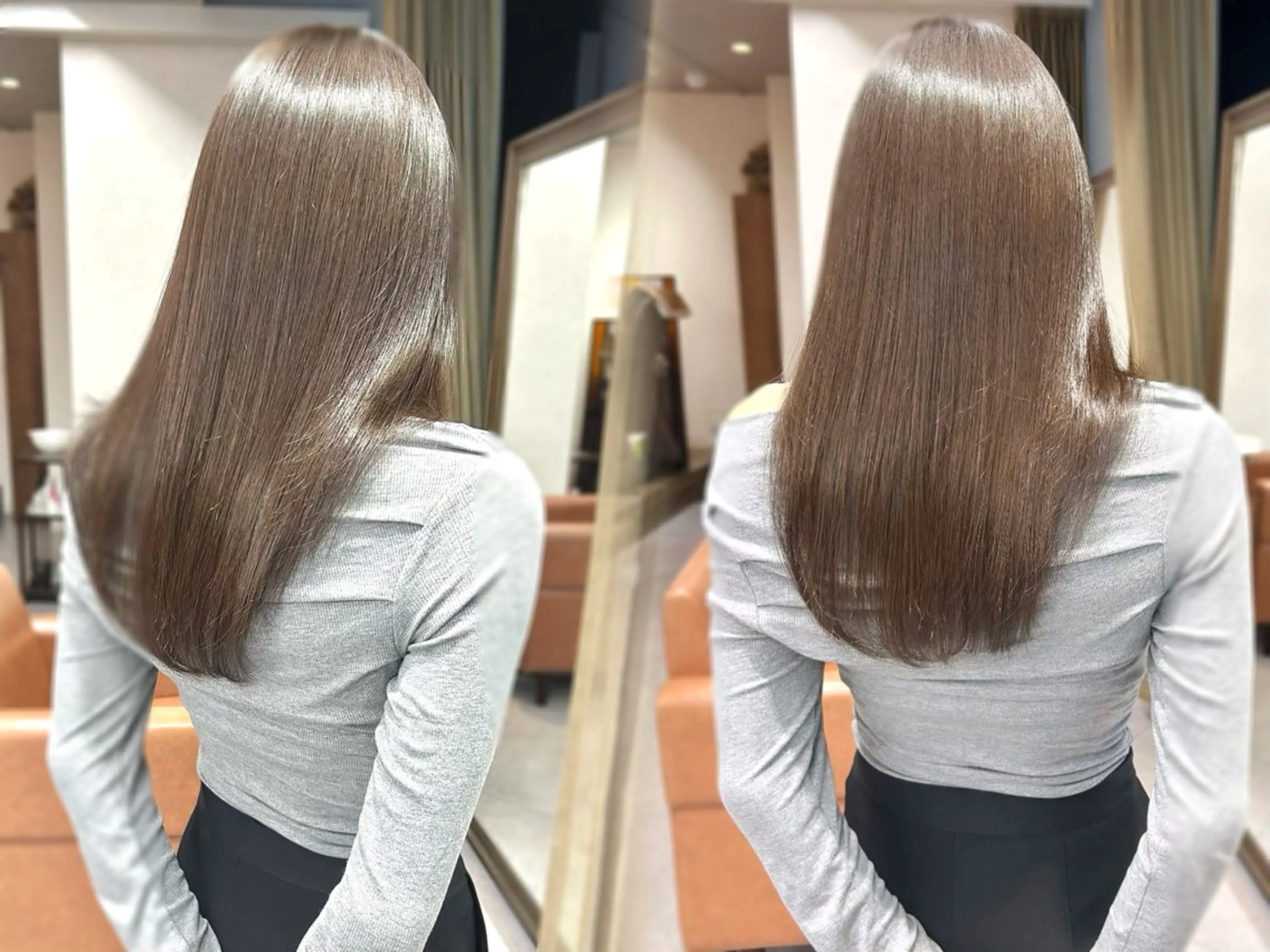 ロング カット 縮毛矯正 トリートメント 💎艶ボブ💎 店長 田上貫太のヘアスタイル