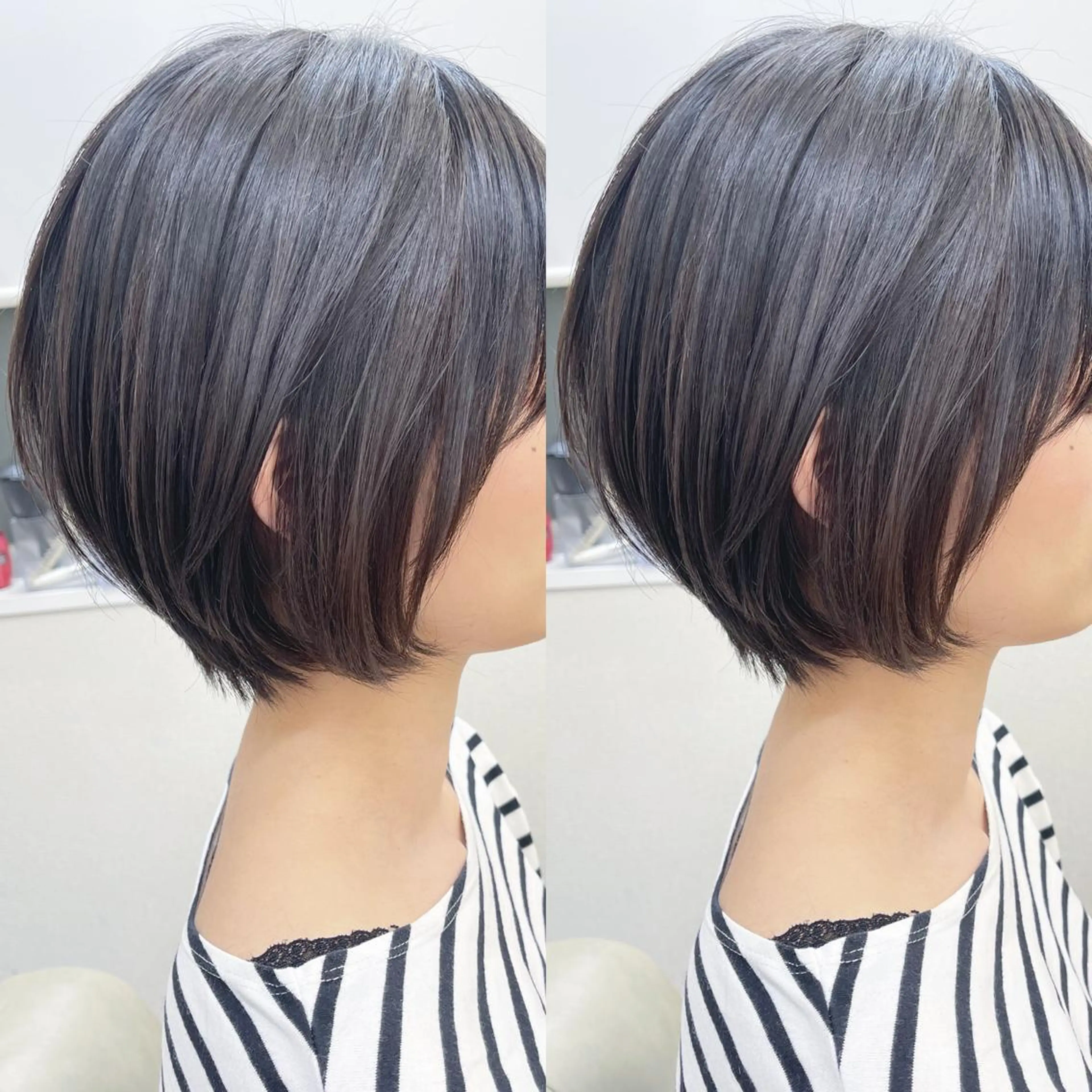 ショート 前下がりボブ ショートボブ ボブ ショートヘア H所属・H (エイチ) 烏丸御池店のヘアスタイル