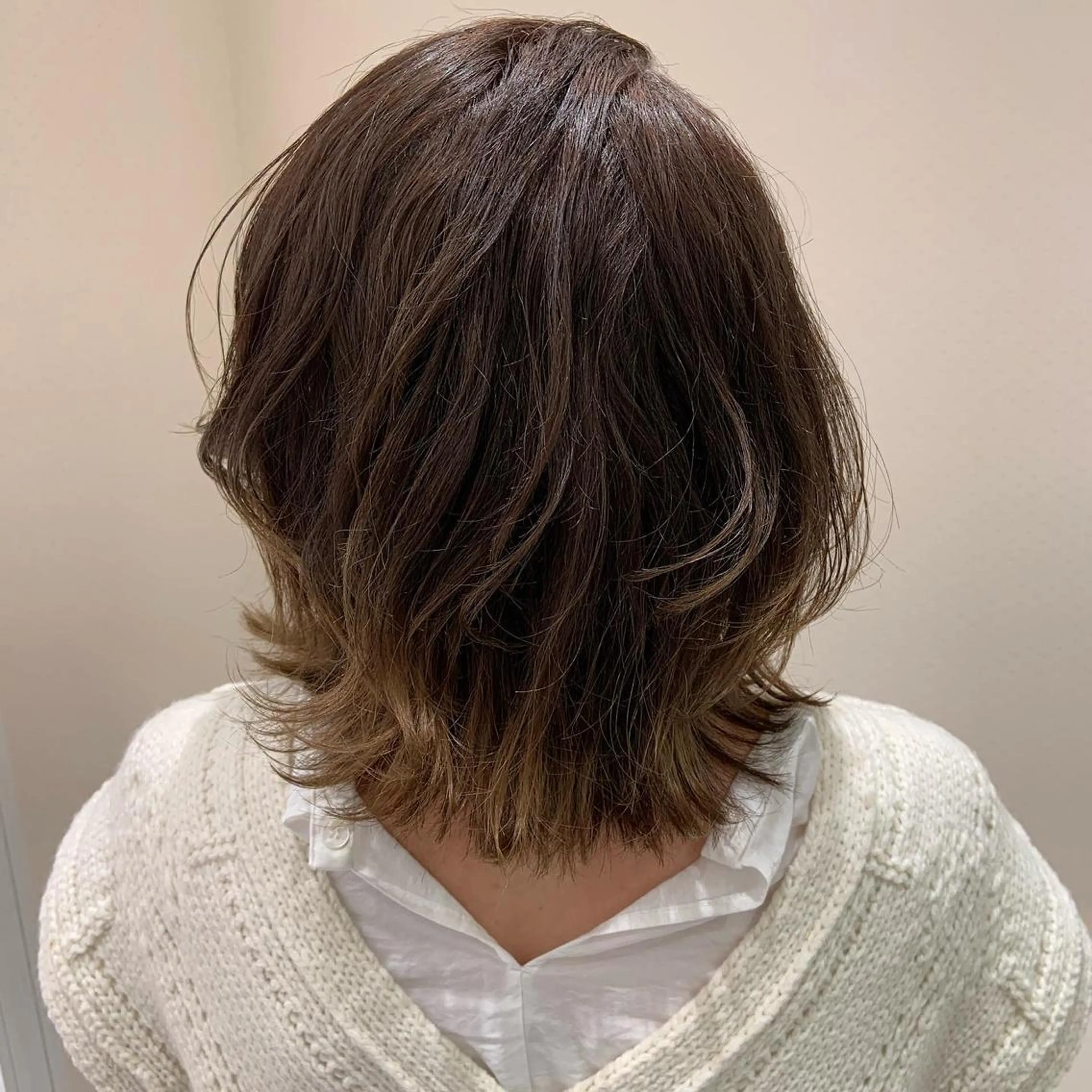 ミディアム レイヤーカット ⭐️💛骨格を診断 髪質改善◎RIKIのヘアスタイル