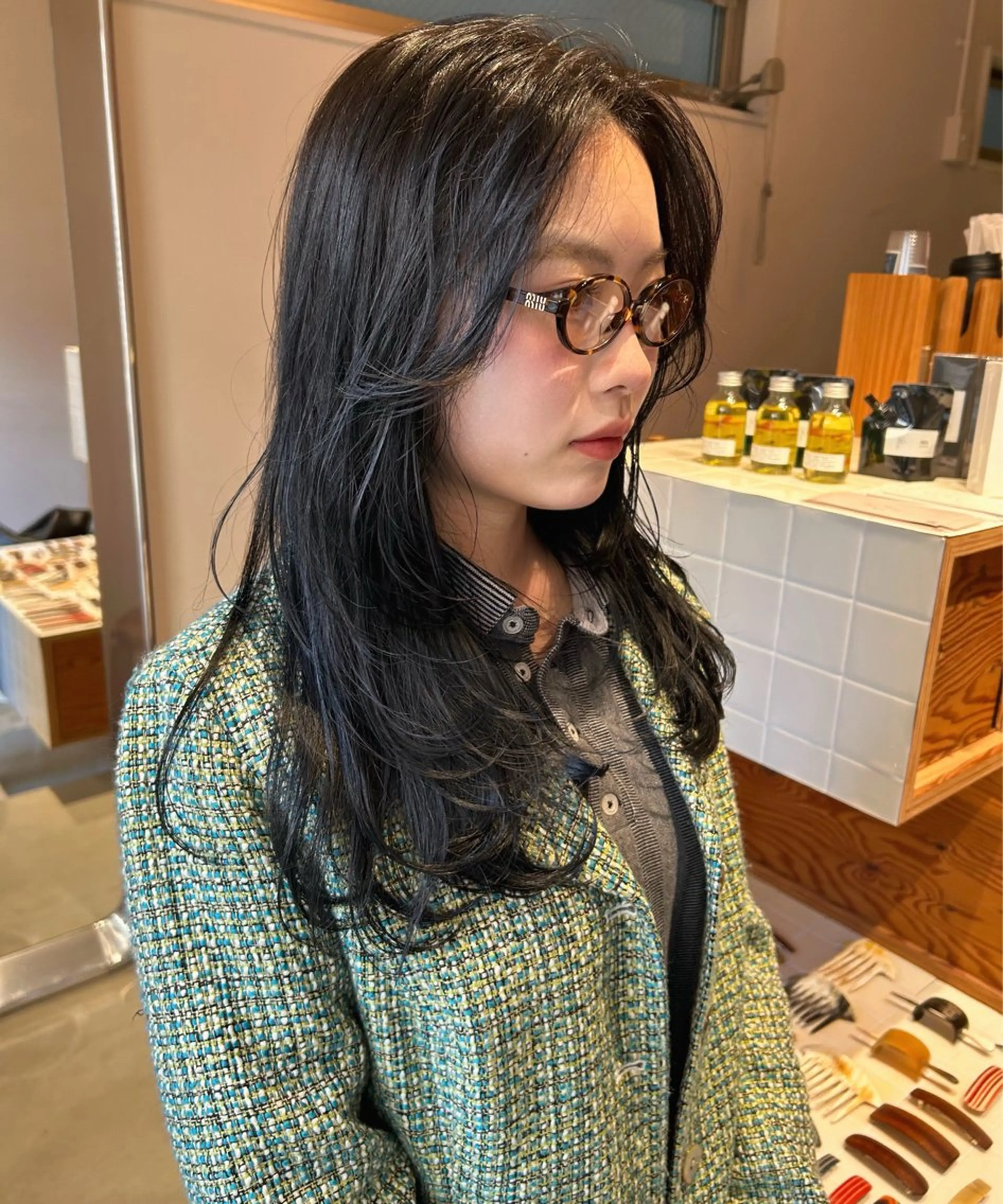 ロング カラー land所属・透明感カラー/レイヤ ー🌙Honokaのヘアスタイル