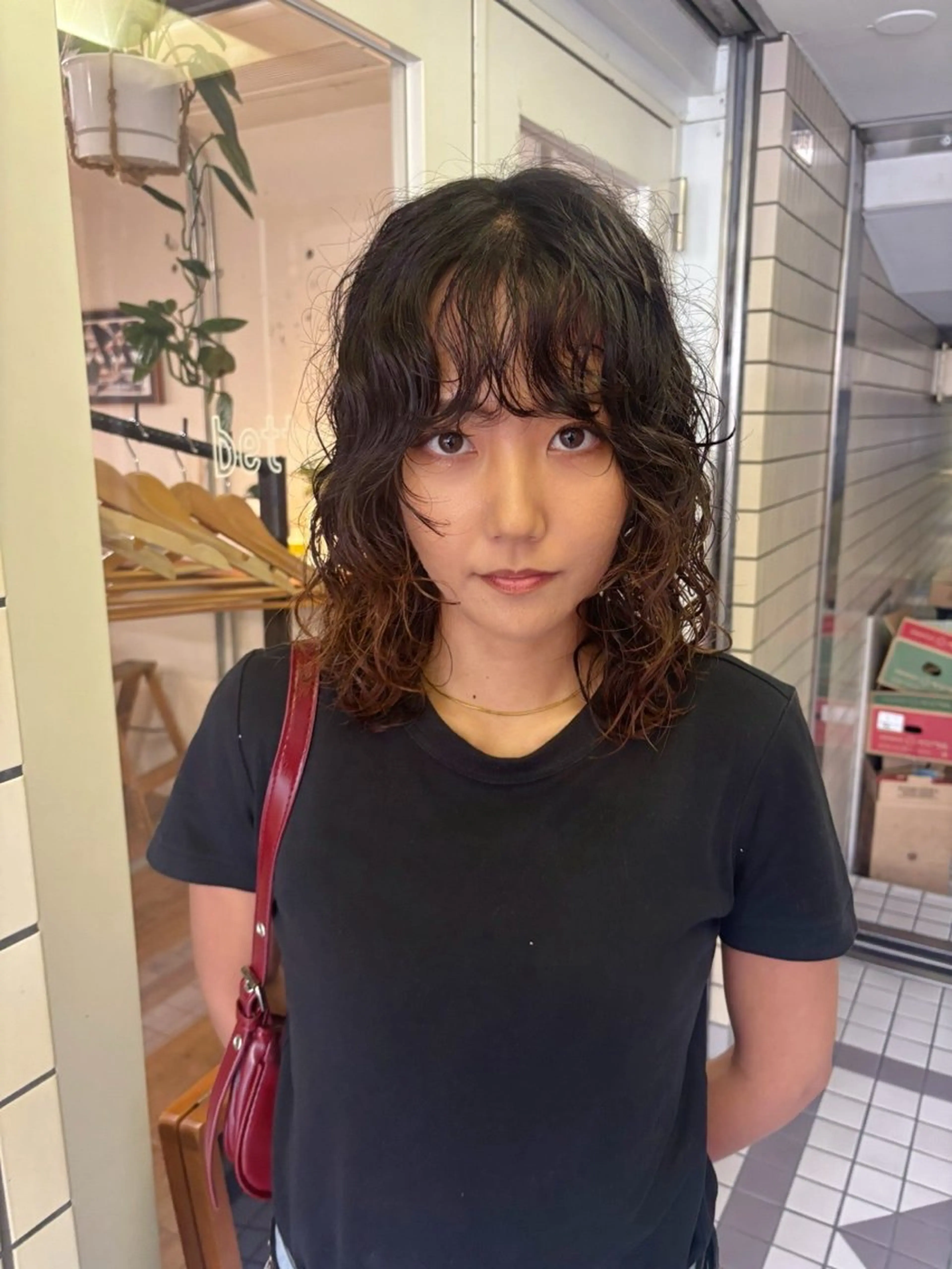 ミディアム パーマ カット パーマ kaito パーマ募集！🔵のヘアスタイル