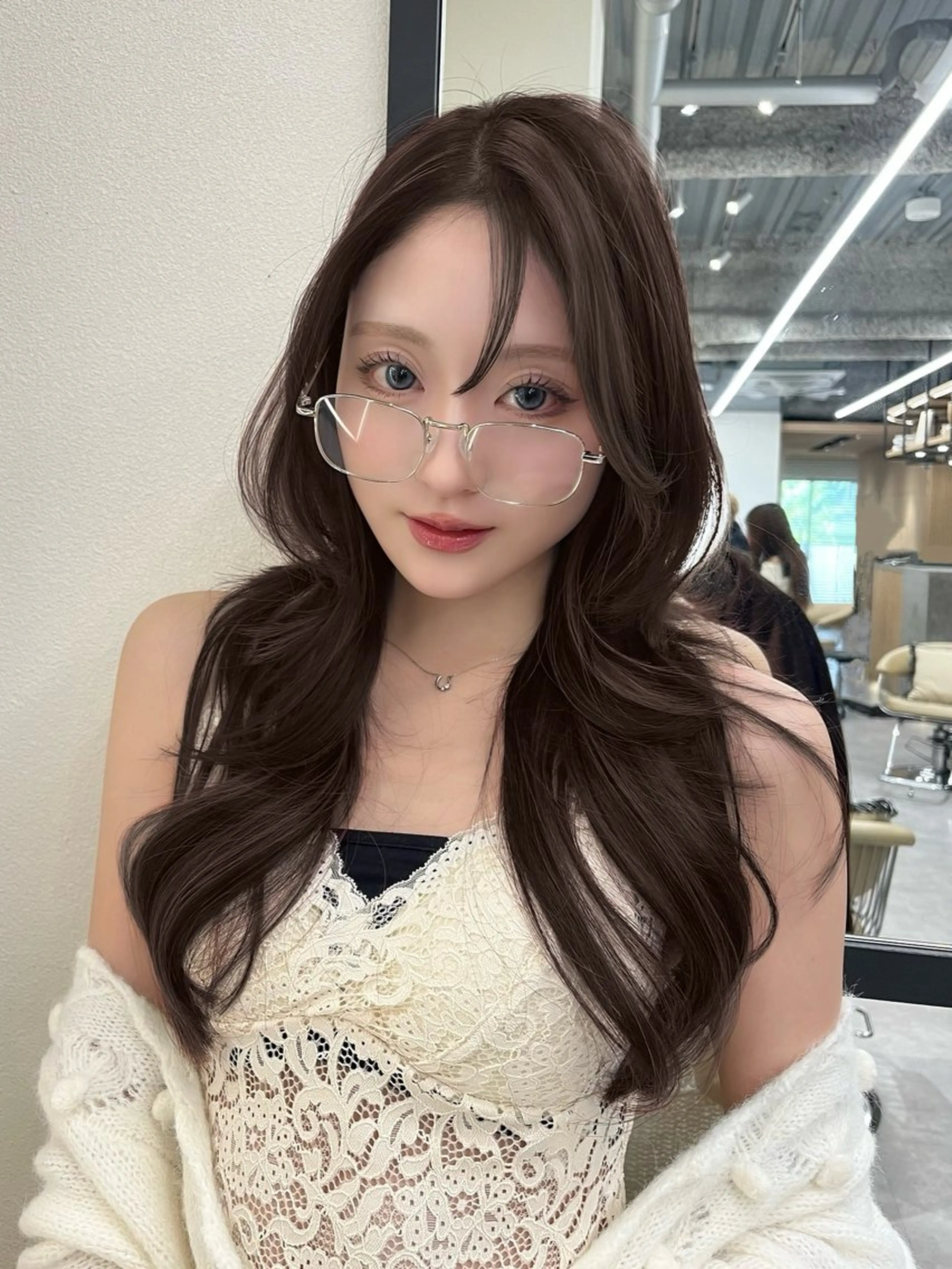 ロング カラー カット ヘアカラー 【韓国/レイヤー/ カラー】新井 望乃果のヘアスタイル