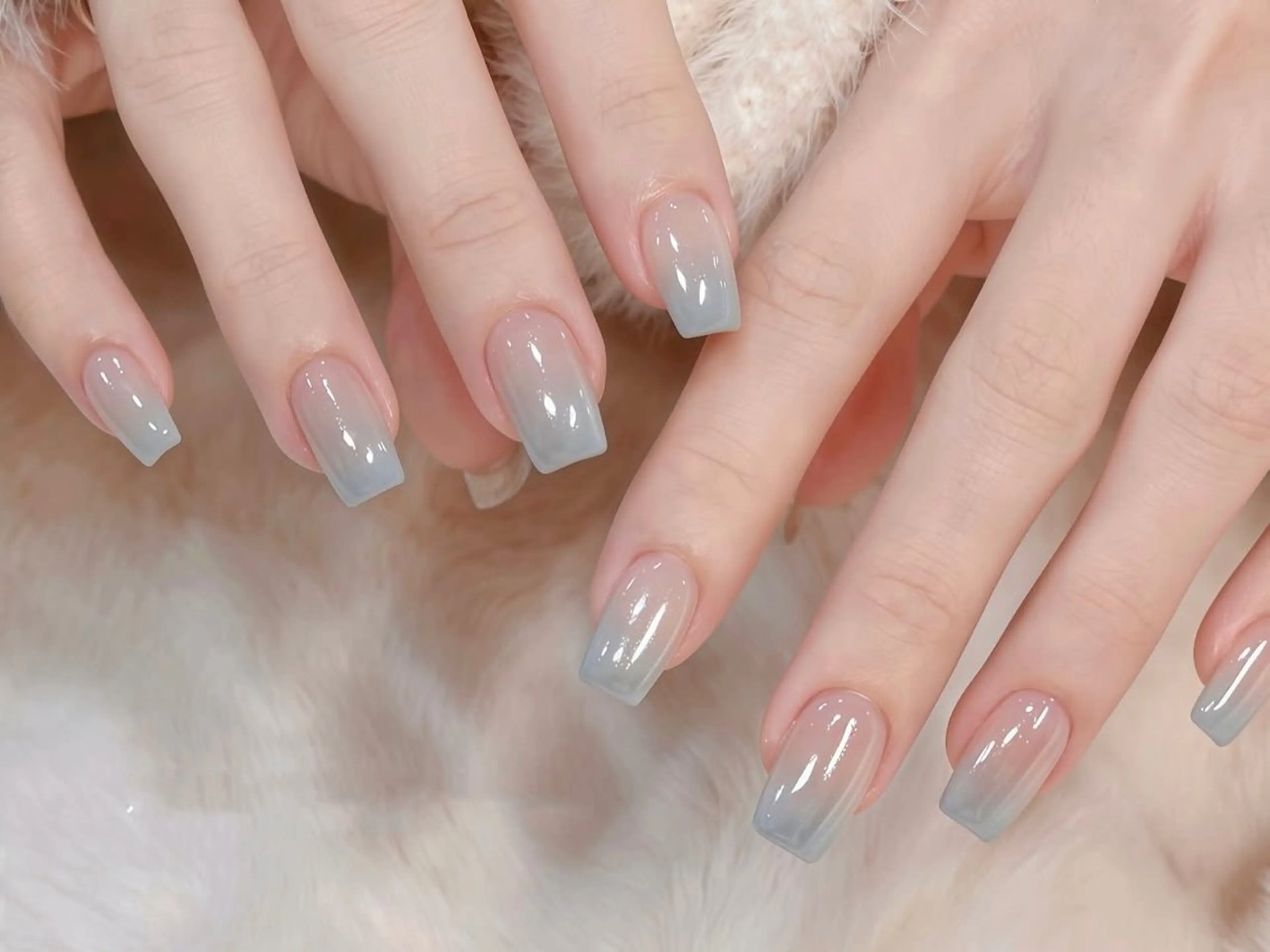 メンズ ネイル アートネイル フレンチネイル ジェルネイル キラキラネイル パラジェル ハンドネイル Bloom スカルプ専門店のネイルデザイン