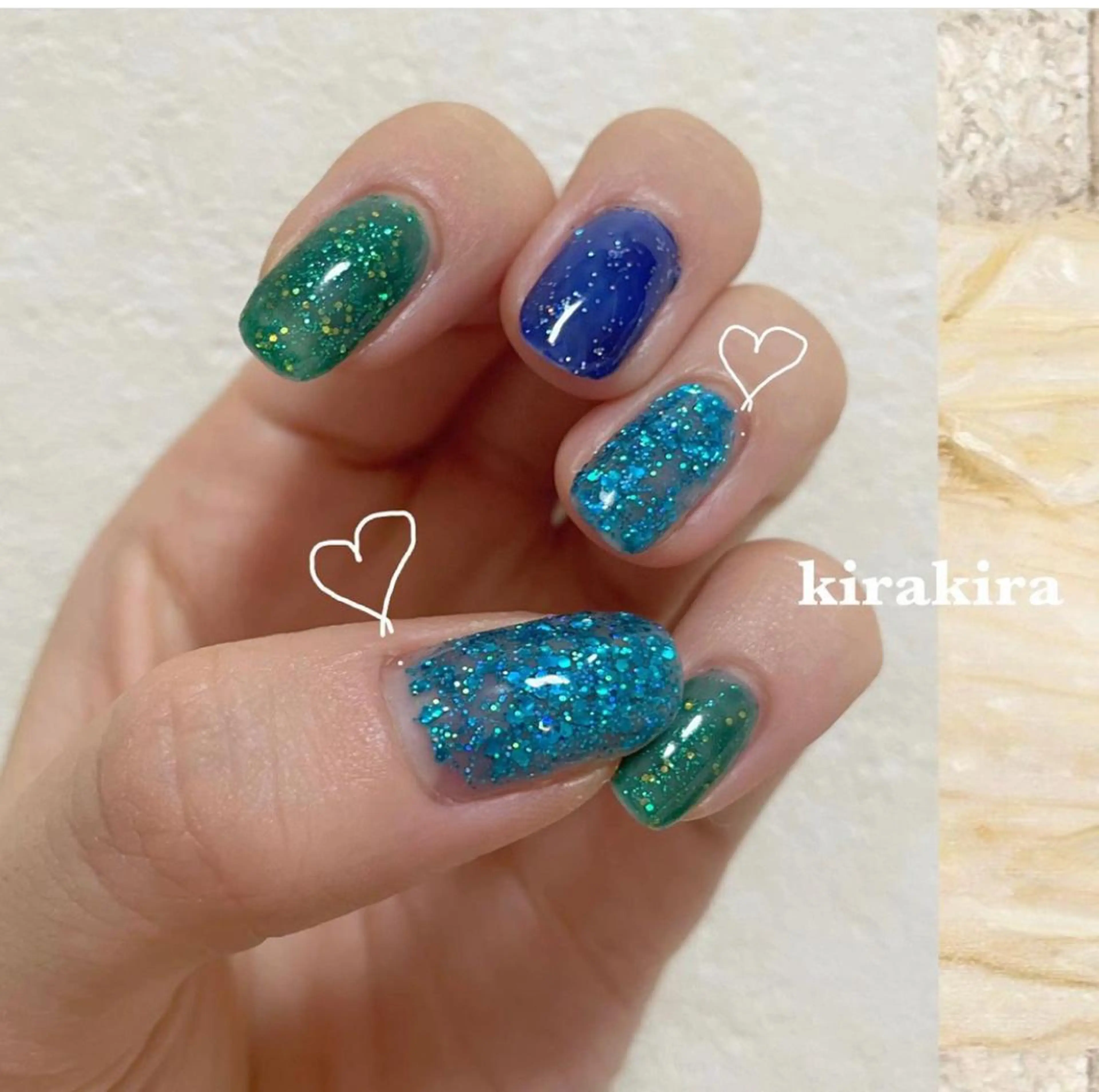 ネイル 栗田 ゆう子のネイルデザイン