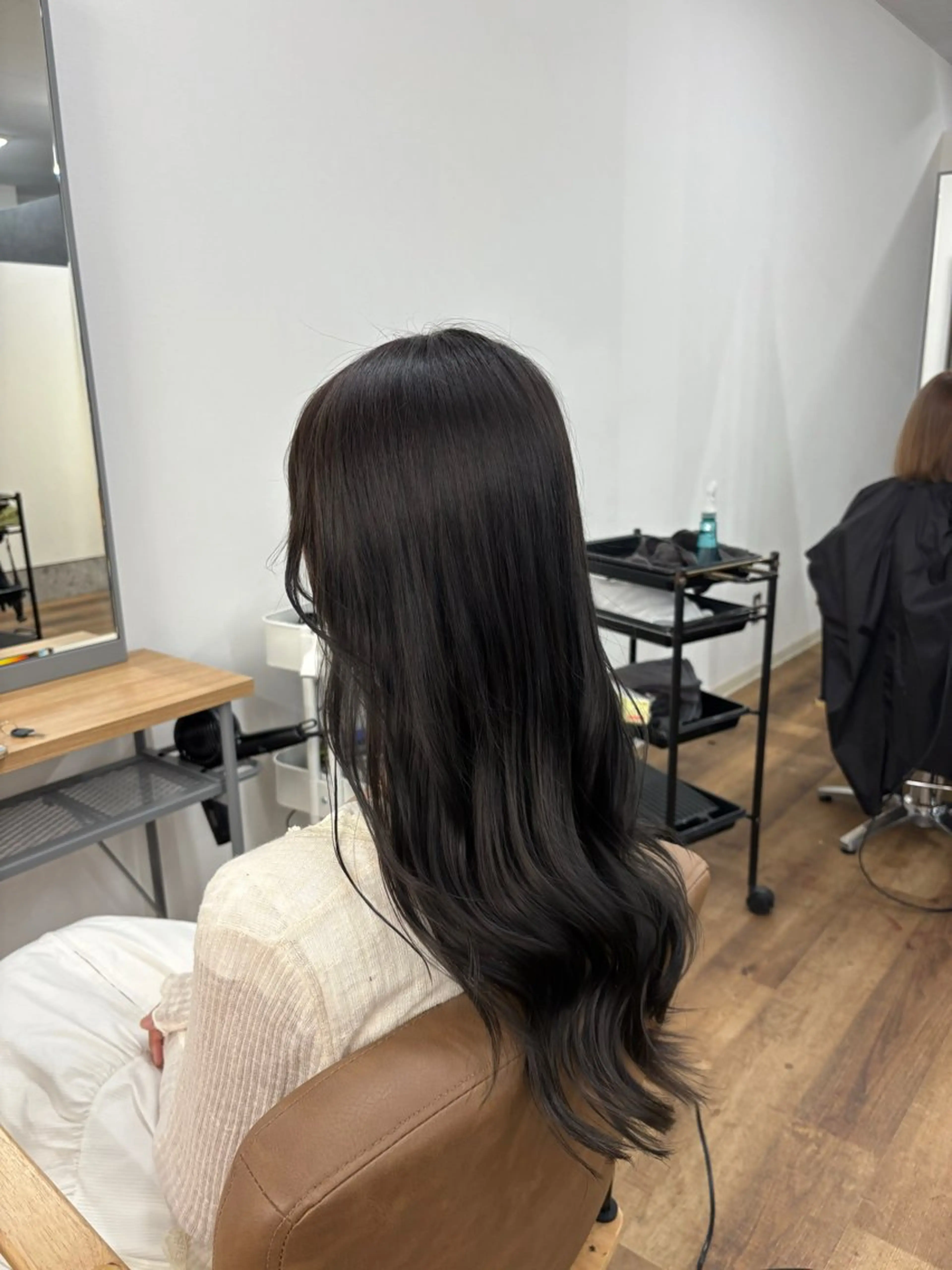 ロング カラー アッシュ ダークアッシュ ヘアカラー miki-YUCCA -"モデル様募集中"のヘアスタイル