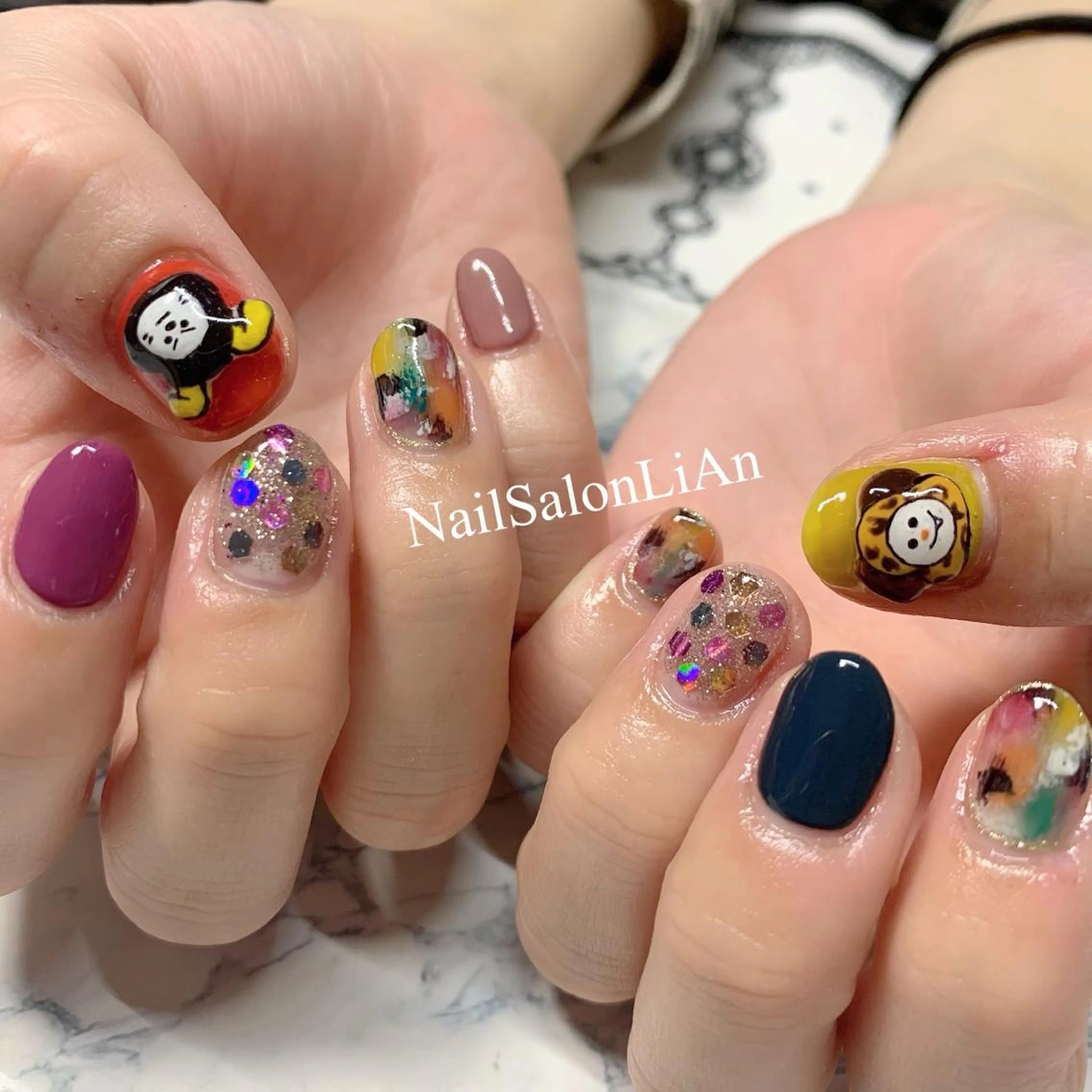 ネイル ハンドネイル NailSalon LiAnのネイルデザイン