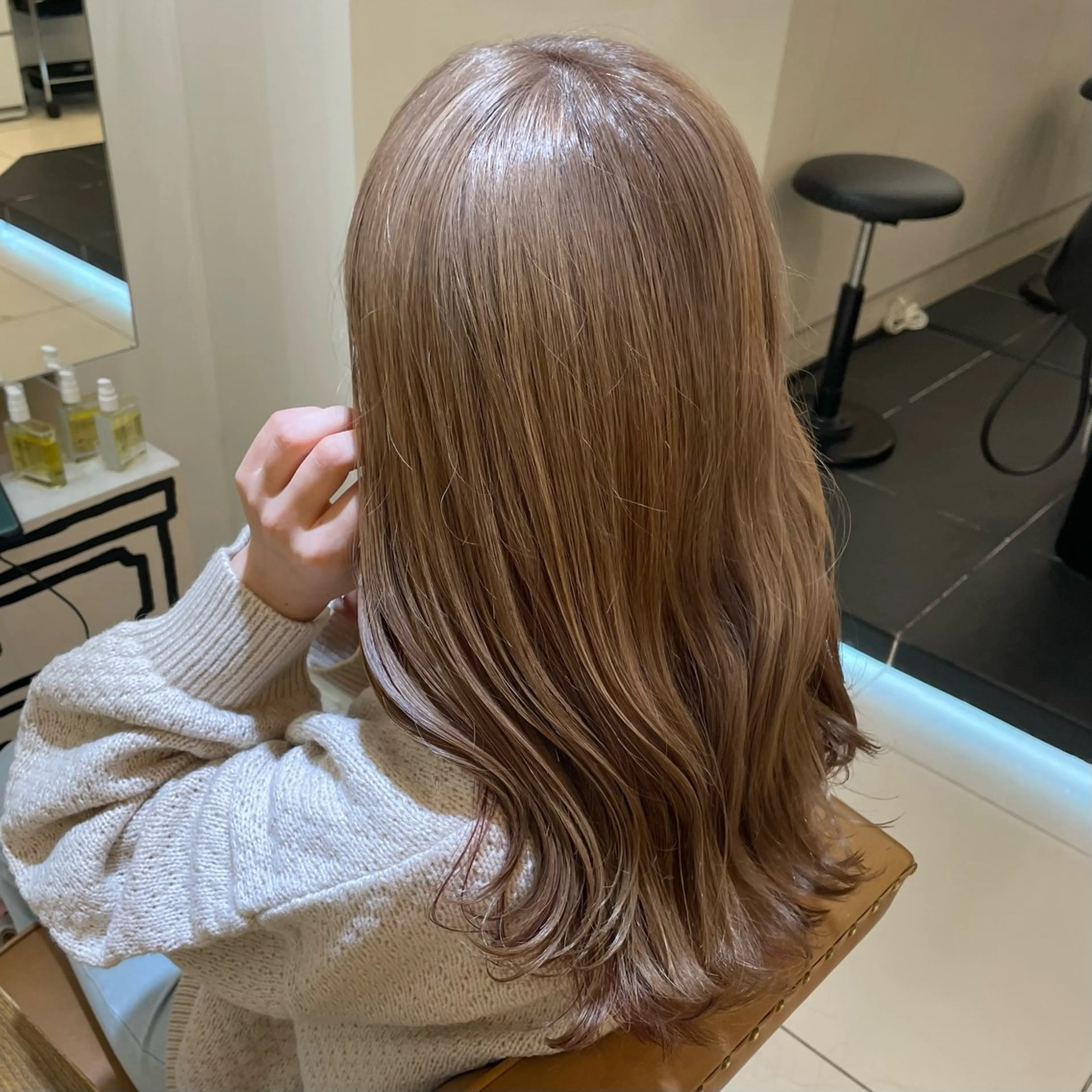 ロング 田口 花葉のヘアスタイル