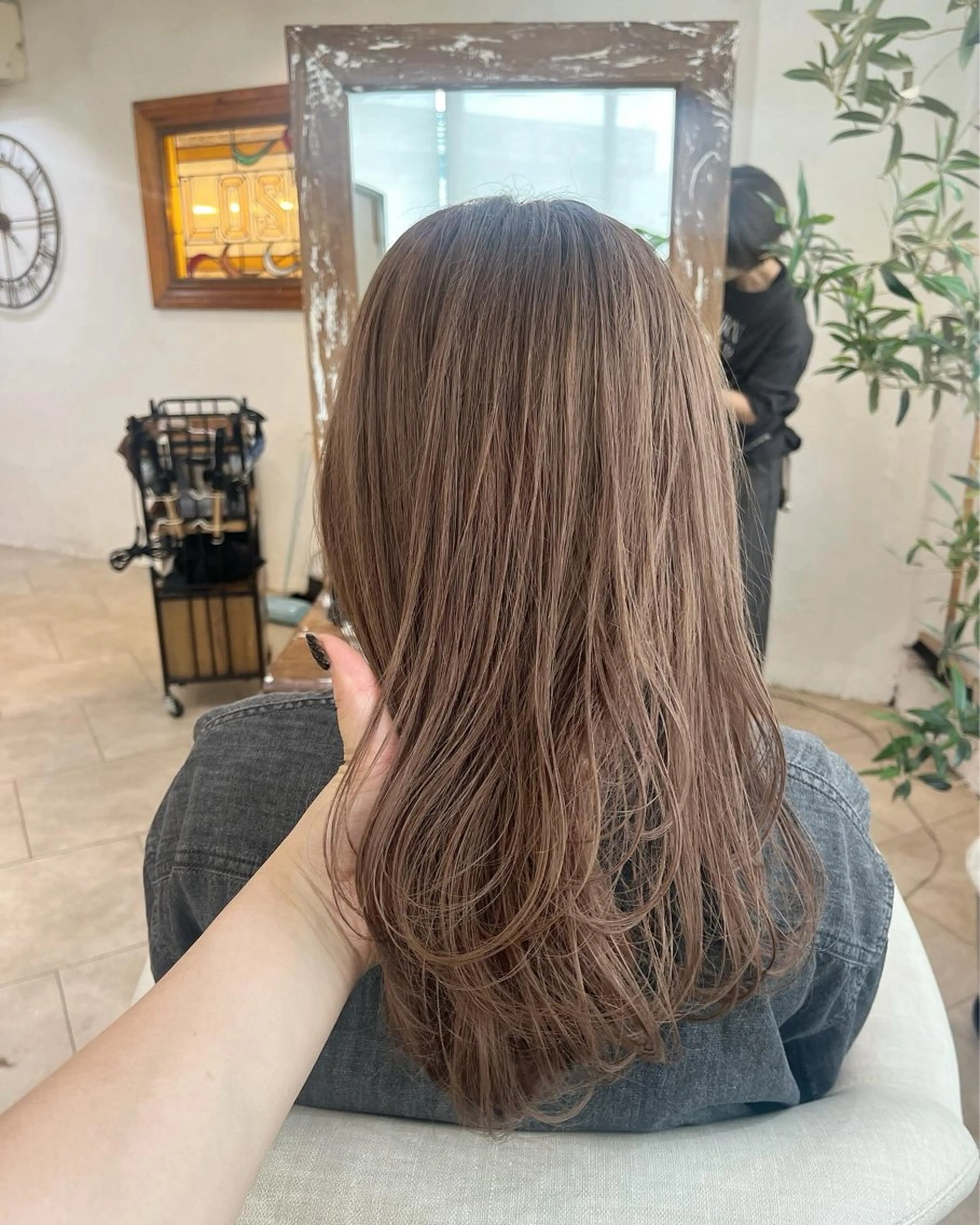 セミロング カラー 💛ハイトーン💛 りむのヘアスタイル