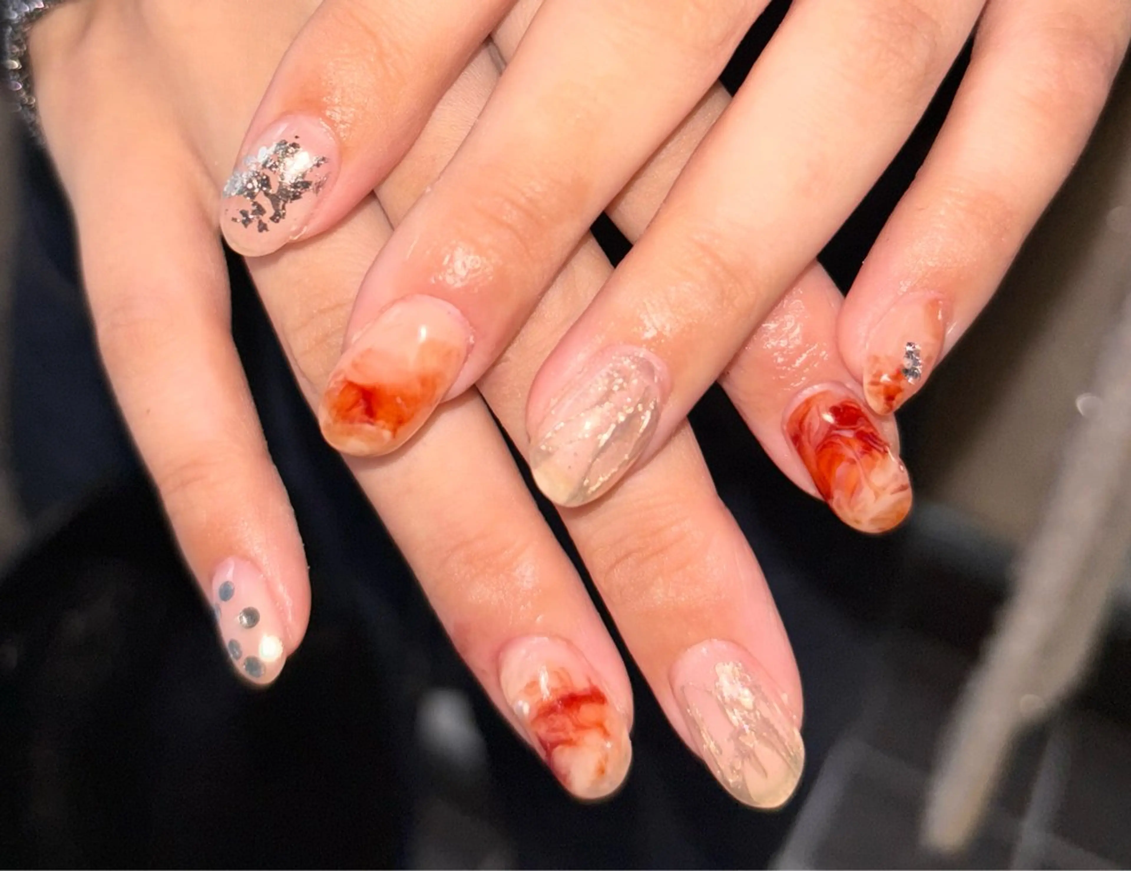 ネイル ハンドネイル フットネイル 堤 ノアのネイルデザイン