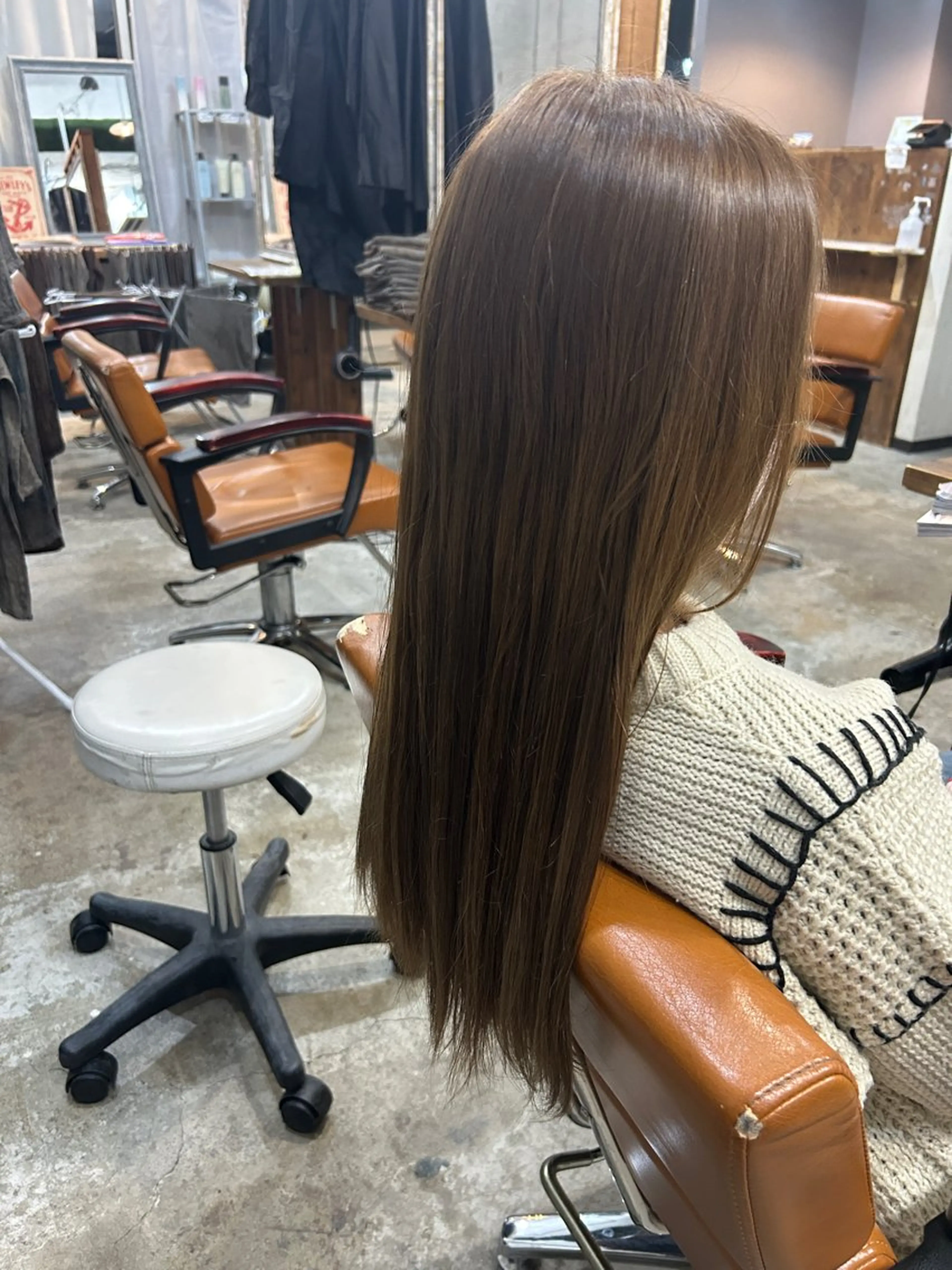 カラー ベージュカラー オリーブベージュ カット ヘアカラー Trip 香椎所属・Yukino/ 透明カラー🫧のヘアスタイル