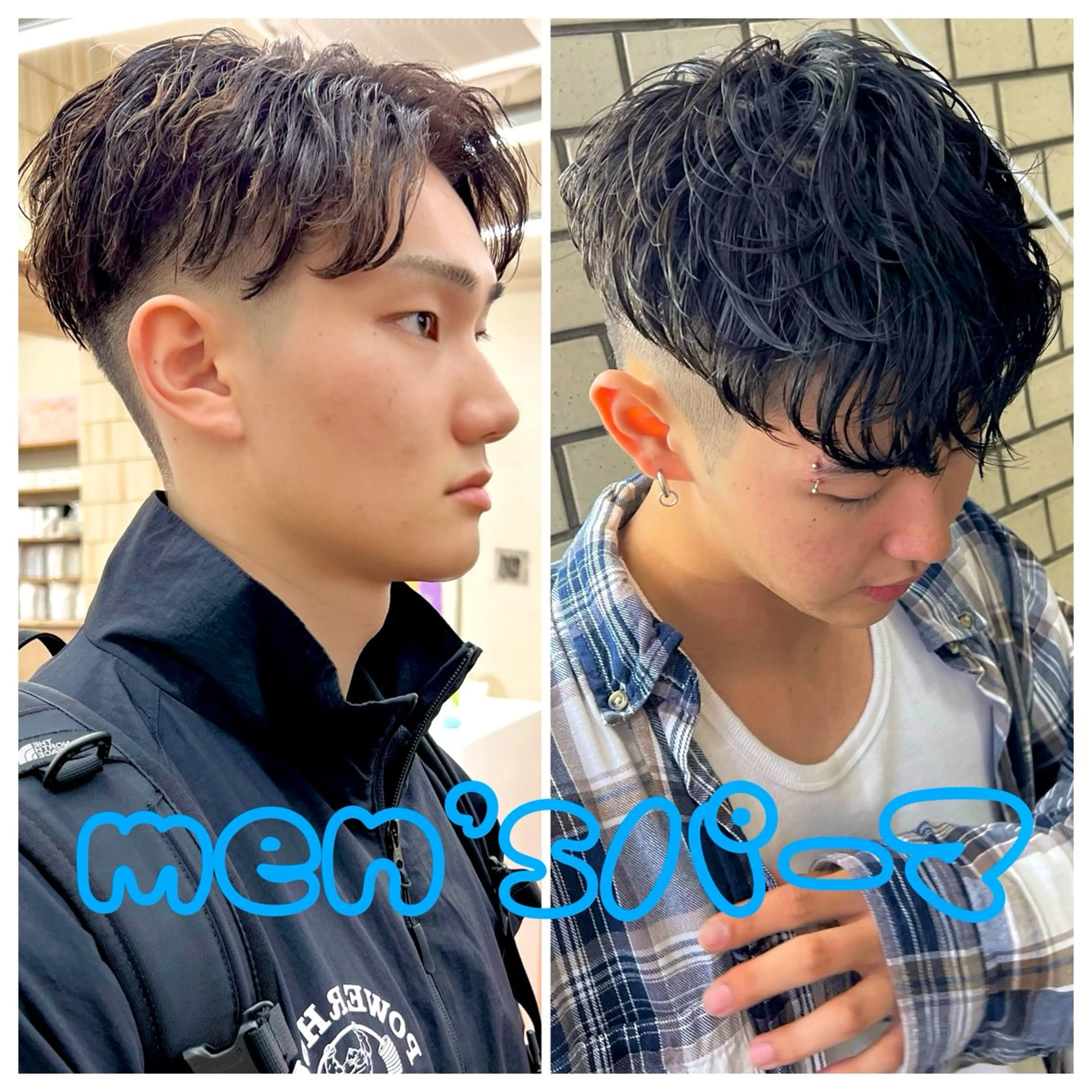 ショート パーマ メンズ カット パーマ トリートメント 矢場町/栄/上前津/ 佐藤祐希のヘアスタイル