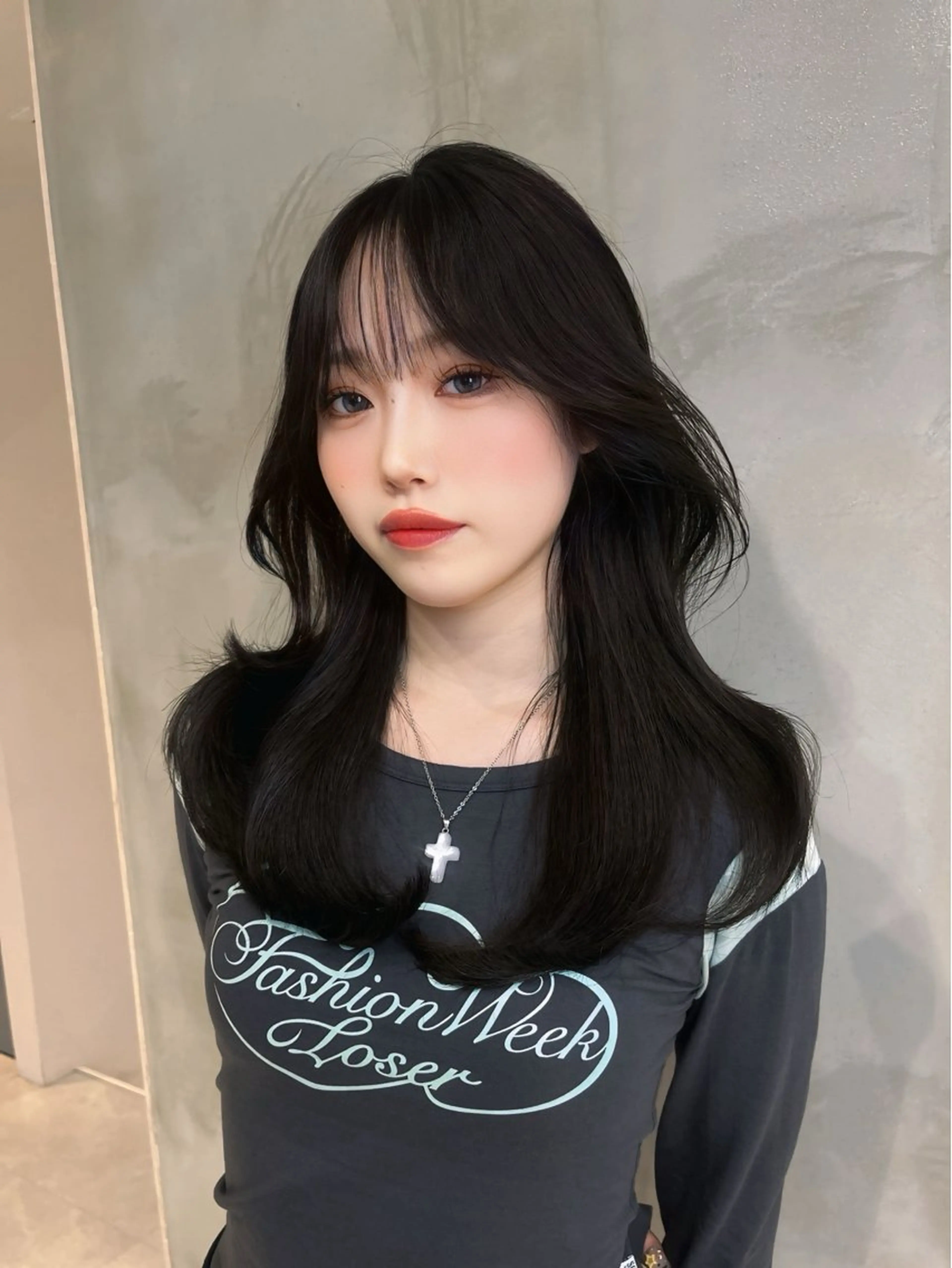 ロング 海野翔吾🇨🇳 ワンホンレイヤーのヘアスタイル