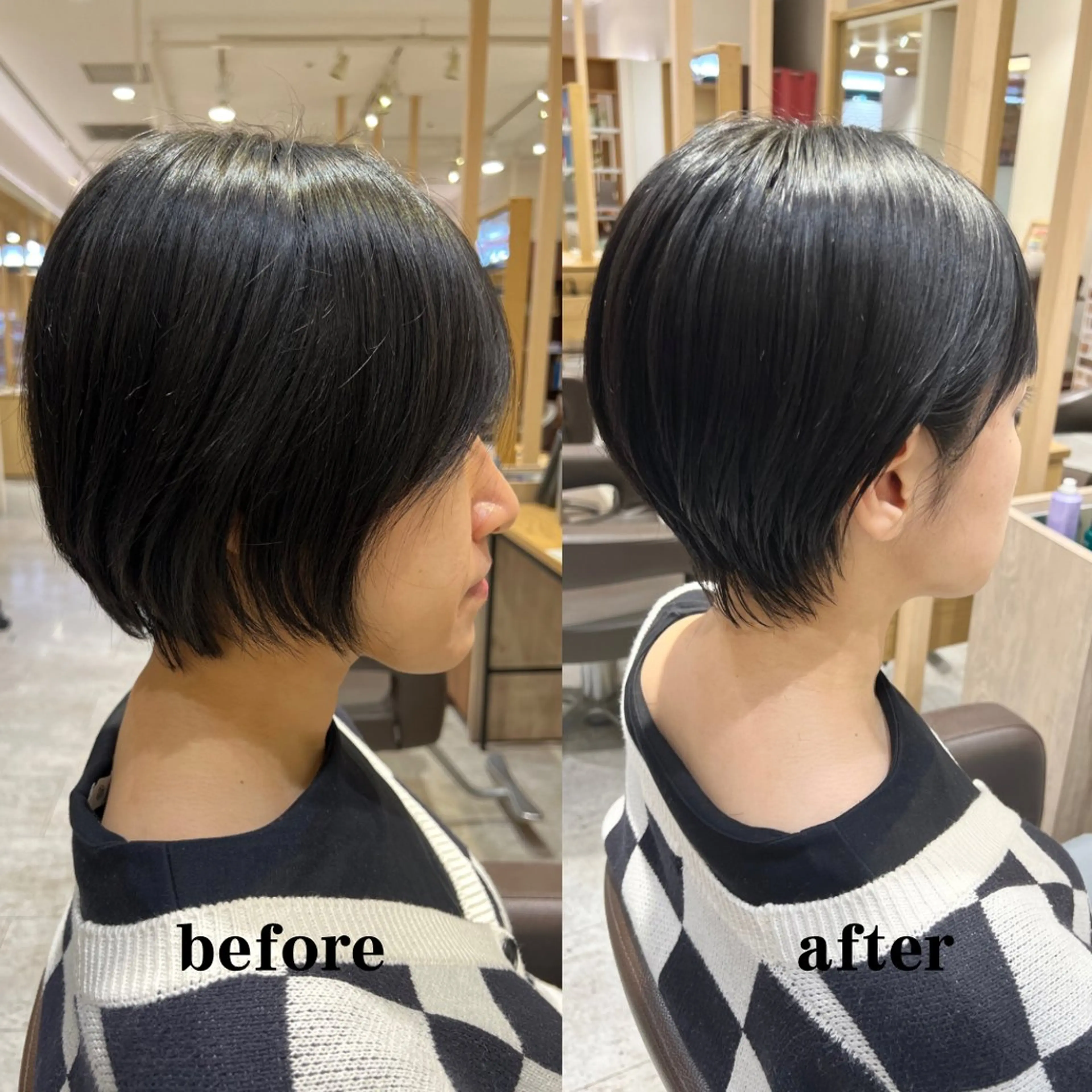 ショート 似合わせカット レイヤー/似合わせ カット横川夕華🫧のヘアスタイル