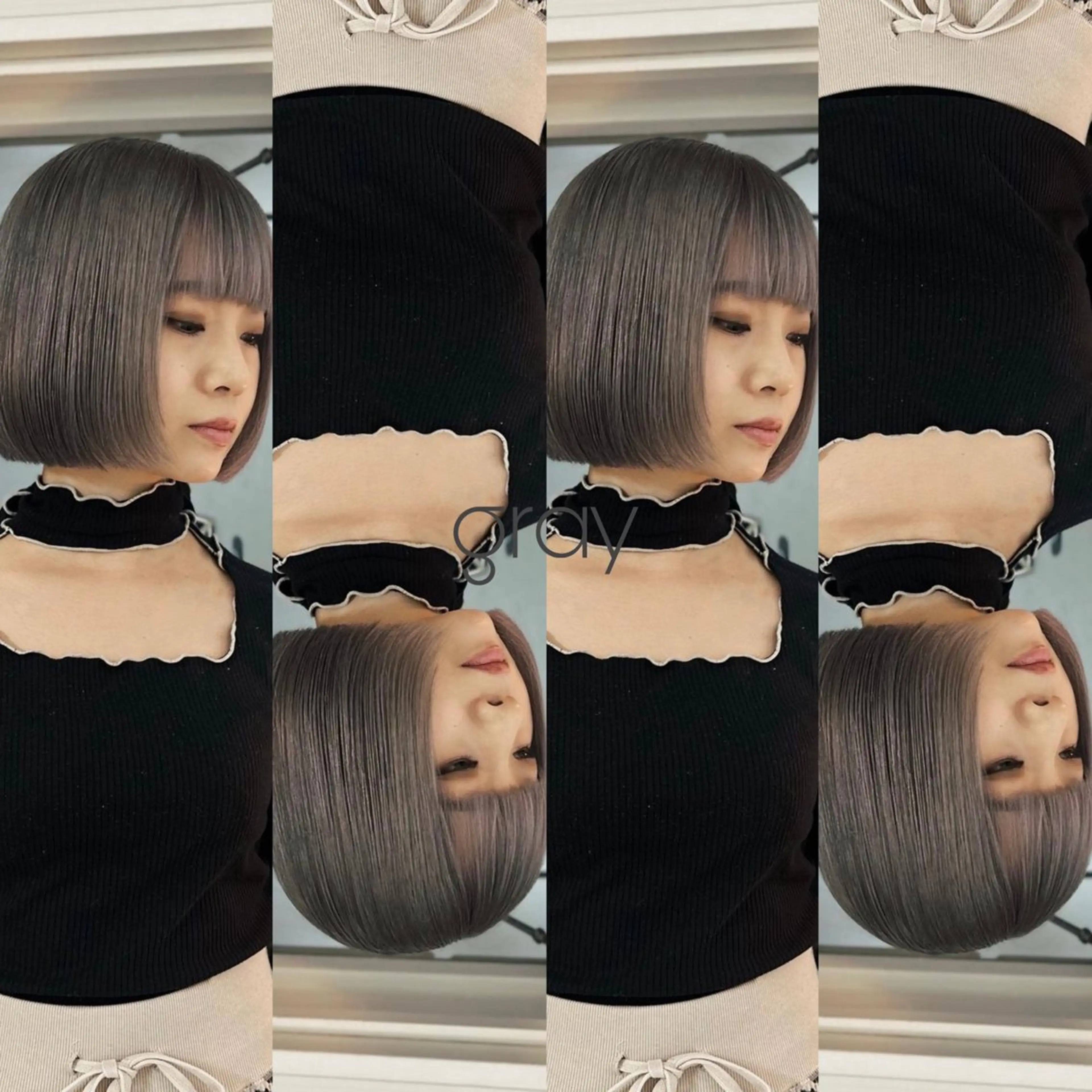 ミディアム カラー 楪 yuzuriha所属・Saaya/レイヤー /ブリーチ/ブロンドのヘアスタイル