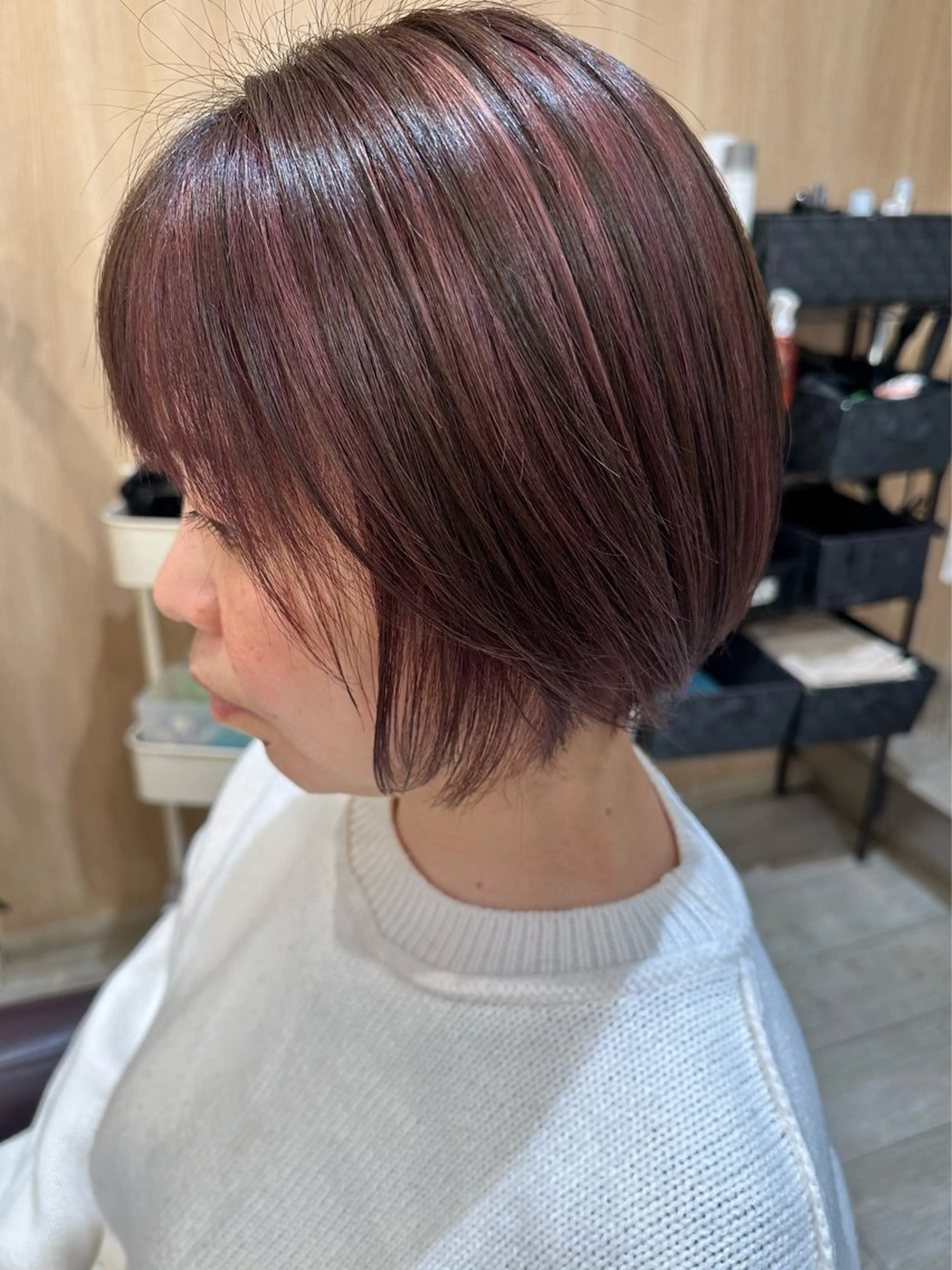 レディースカット￥0   ＋カラー¥2200の写真