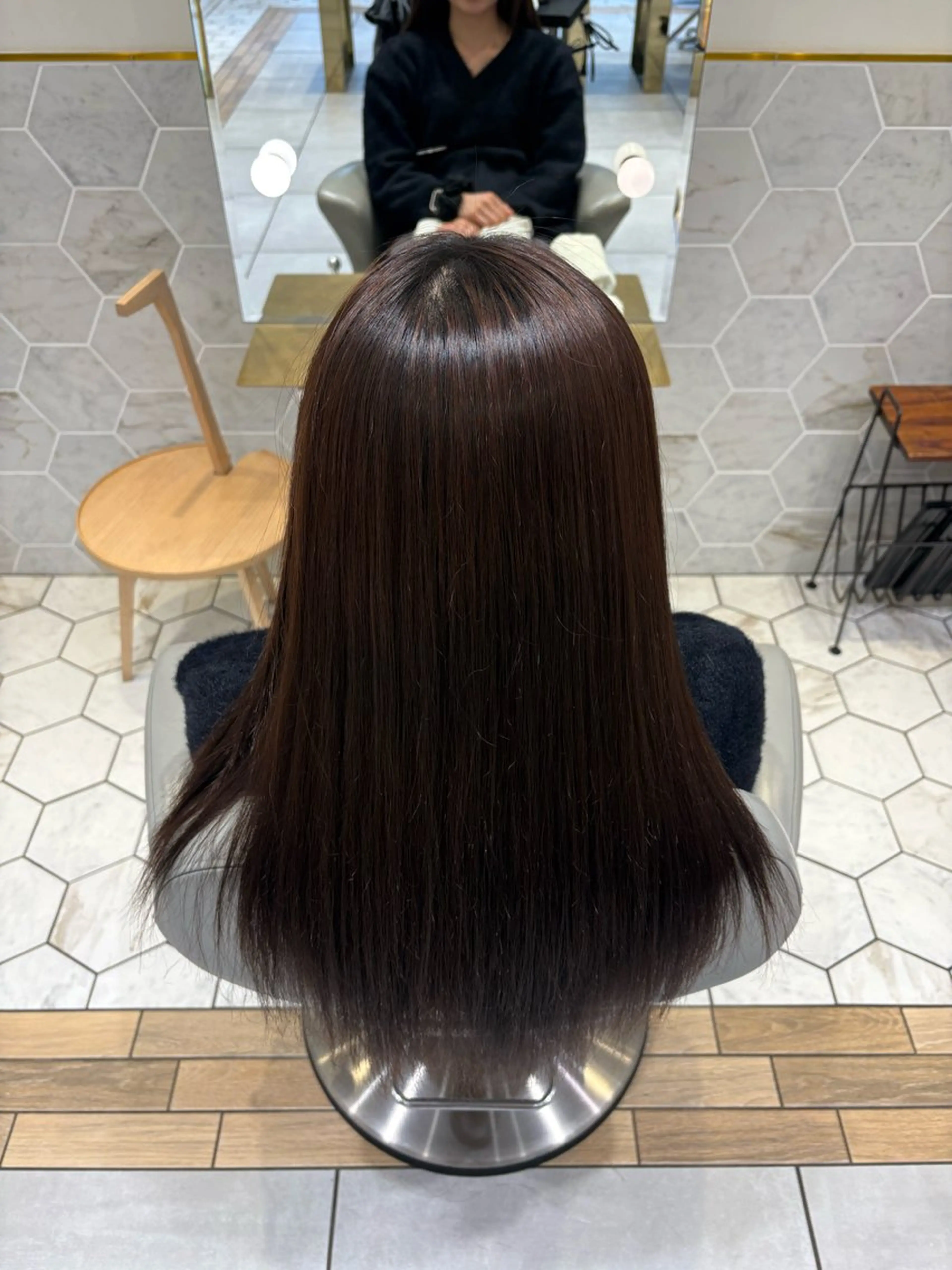 ロング パーマ 松本 琉那のヘアスタイル