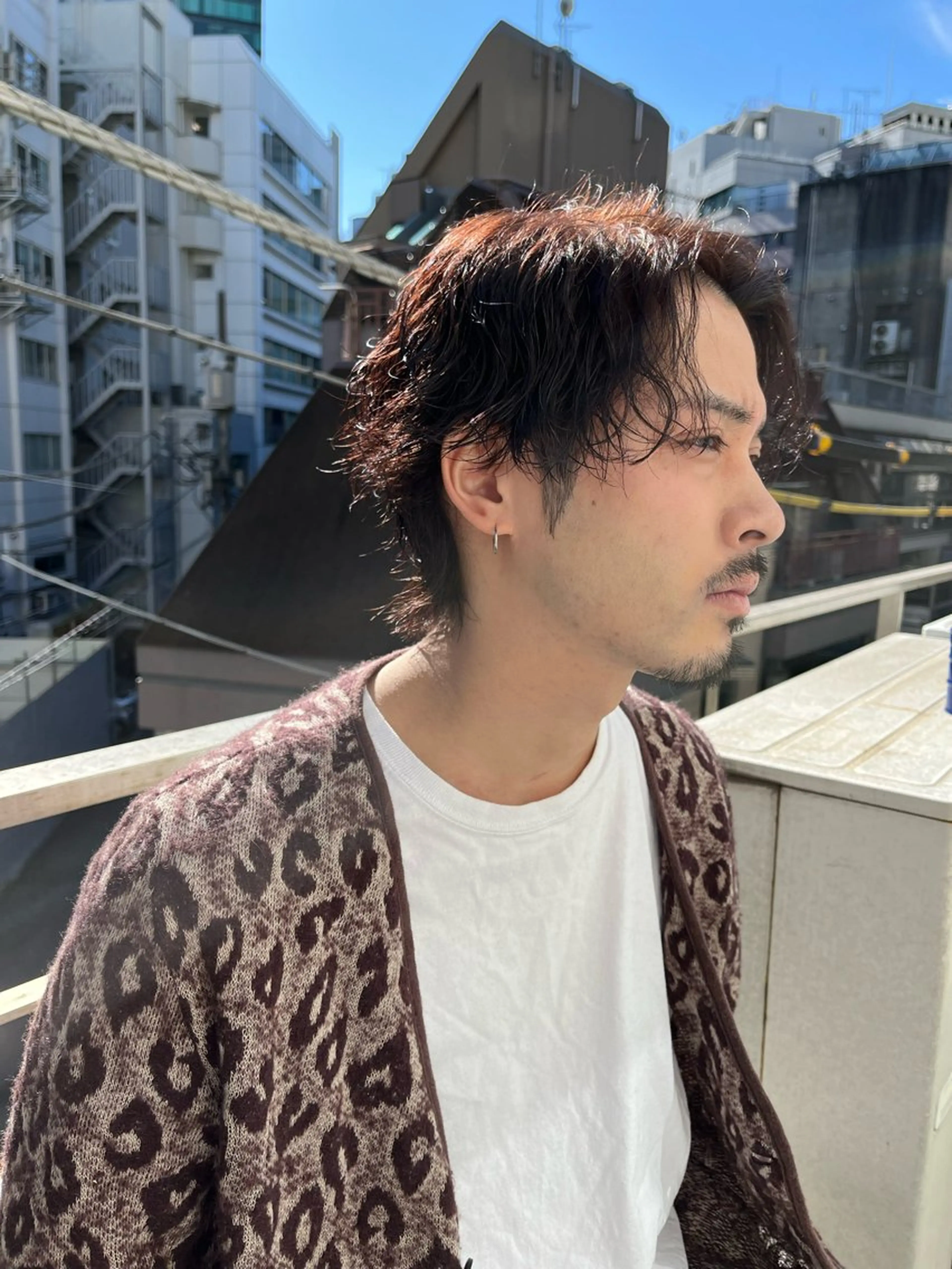 ショート カラー パーマ ヘアアレンジ メンズ ヘアカラー トリートメント 💎髪質改善特化💎 RUITOのヘアスタイル