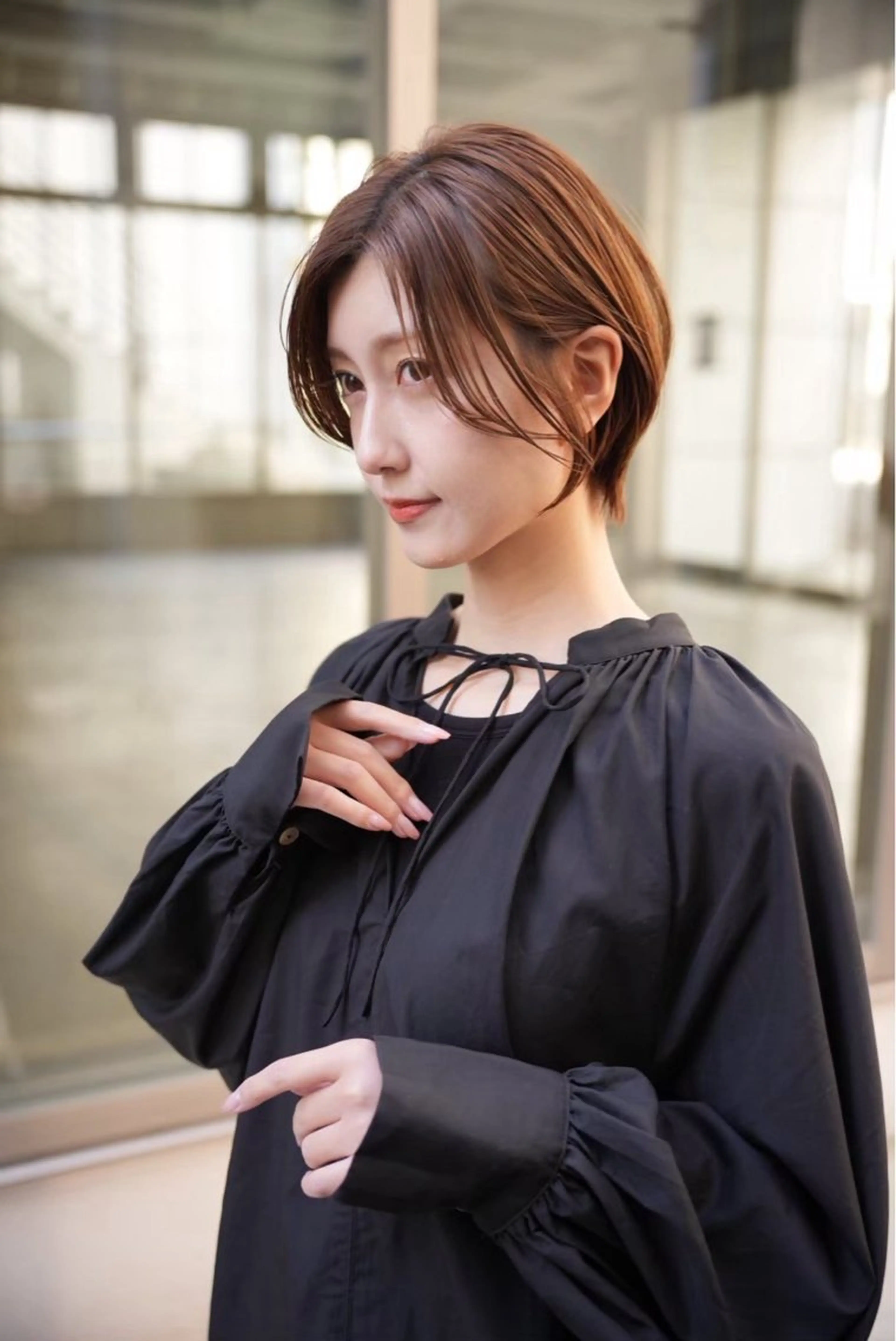 ショート カラー 加賀 千聖 /soigneのヘアスタイル